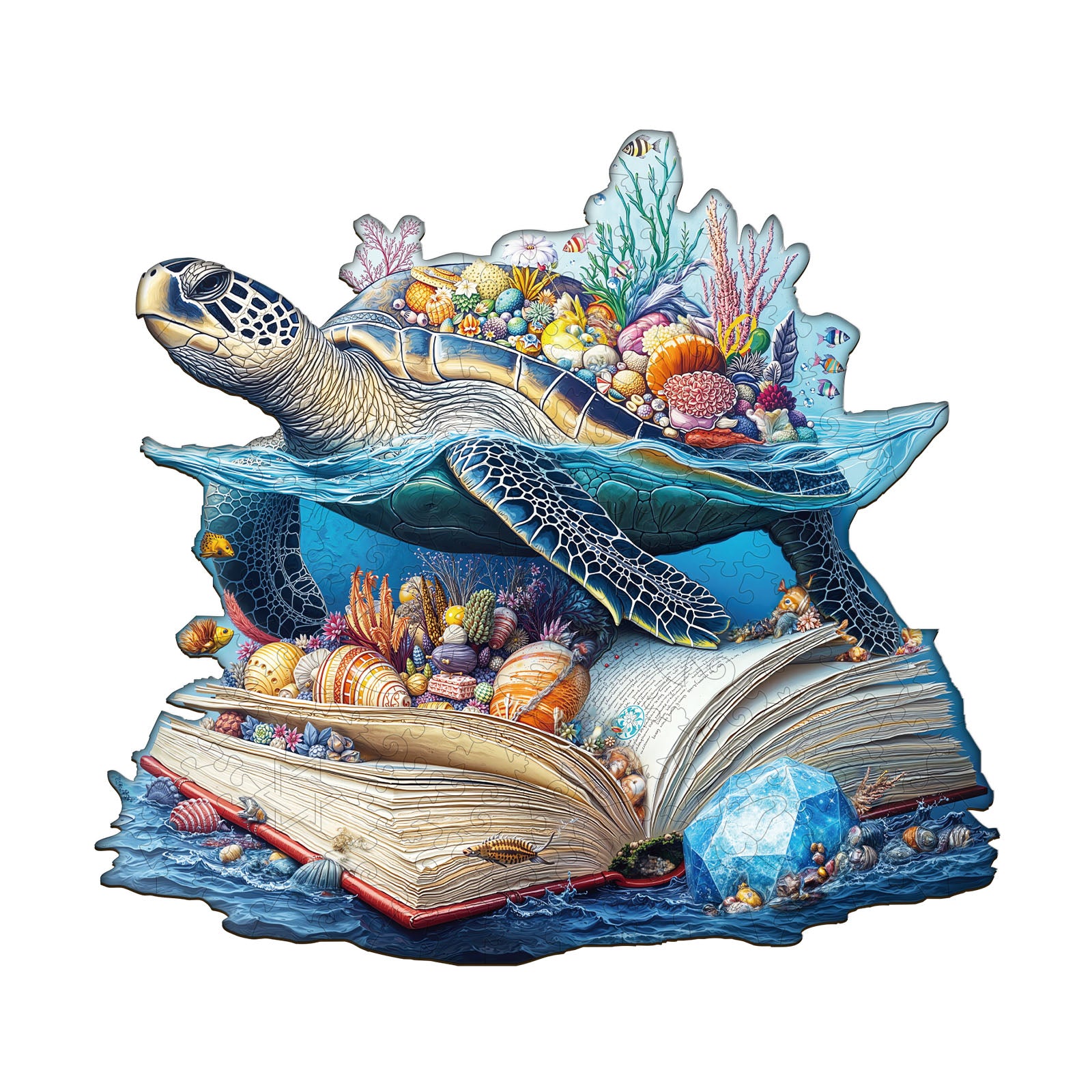 Turtle Story-1 Wooden Jigsaw Puzzle