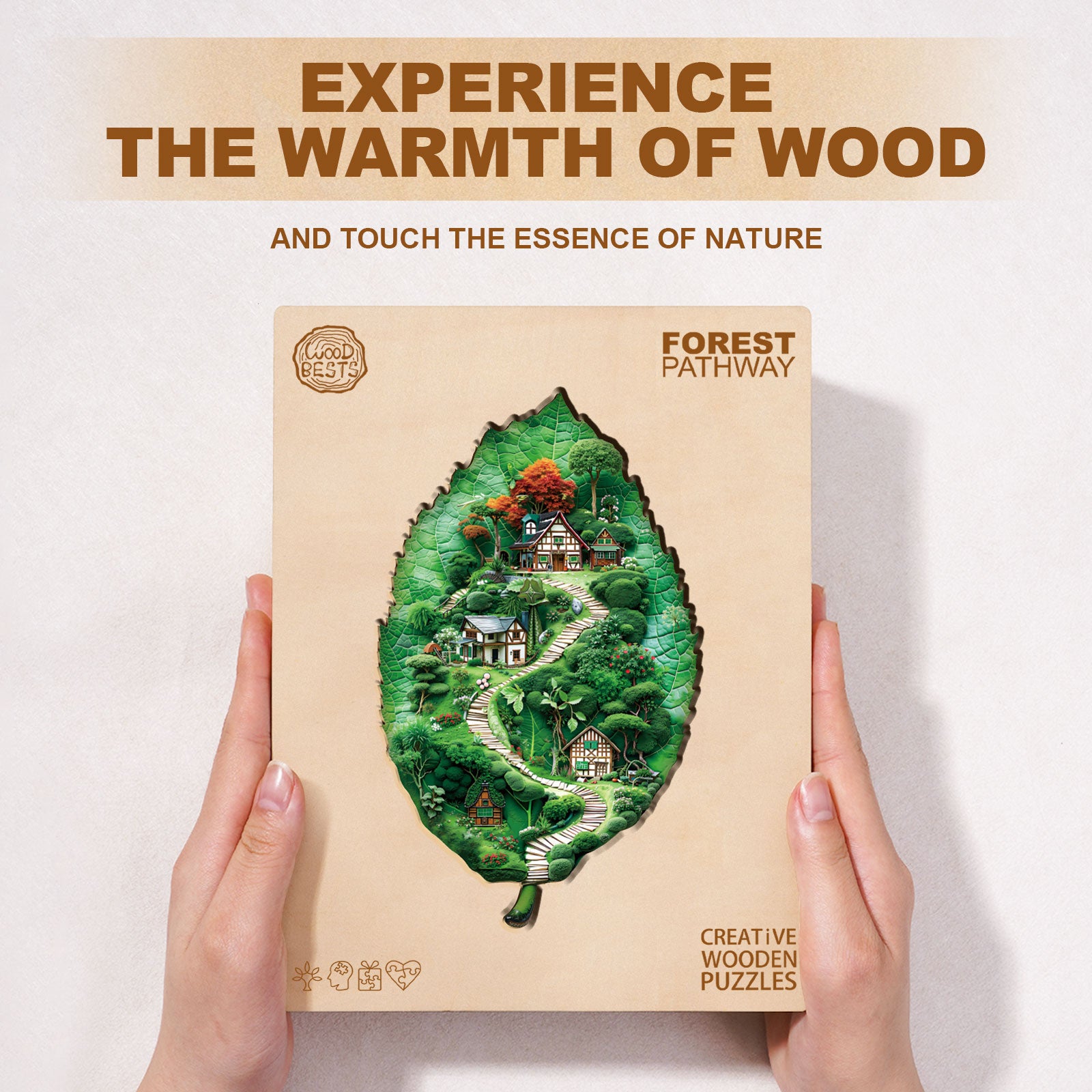 Forest Pathway Wooden Jigsaw Puzzle