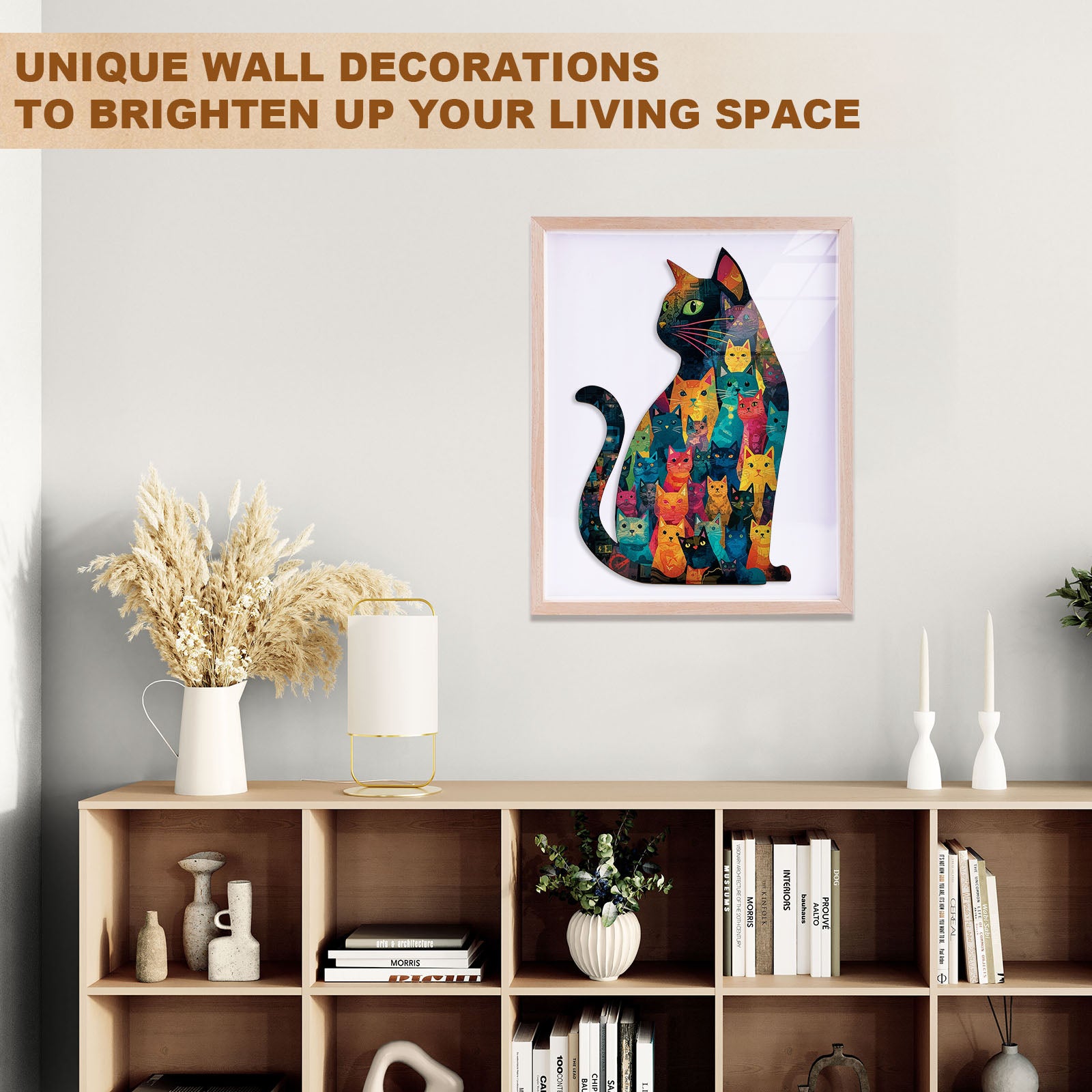 Feline Mosaic Wooden Jigsaw Puzzle