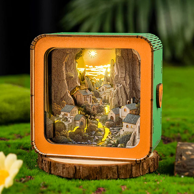Valley Village Kit - 3D Wooden Puzzle Night Light