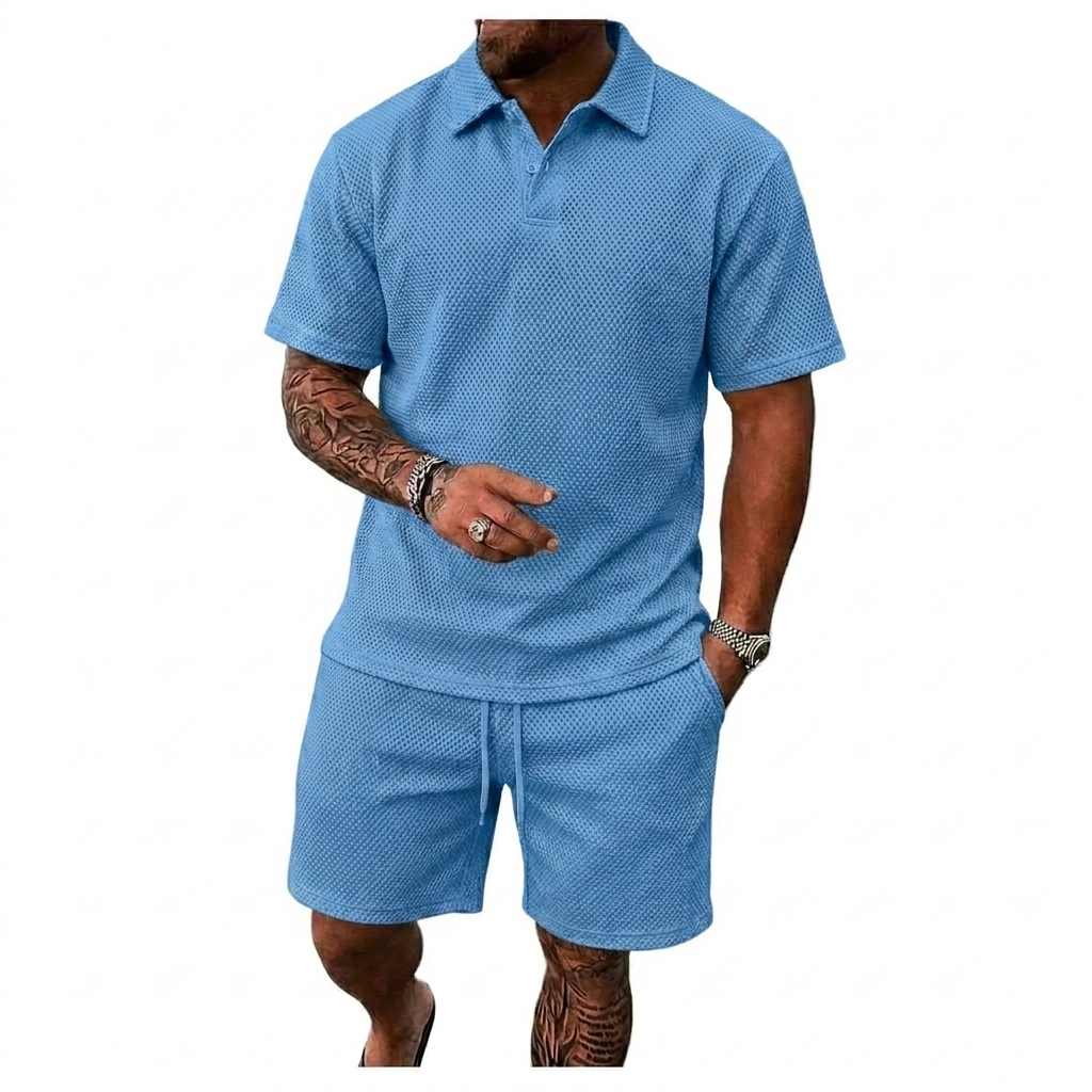 Men's Summer 2 Piece Athletic Casual Set