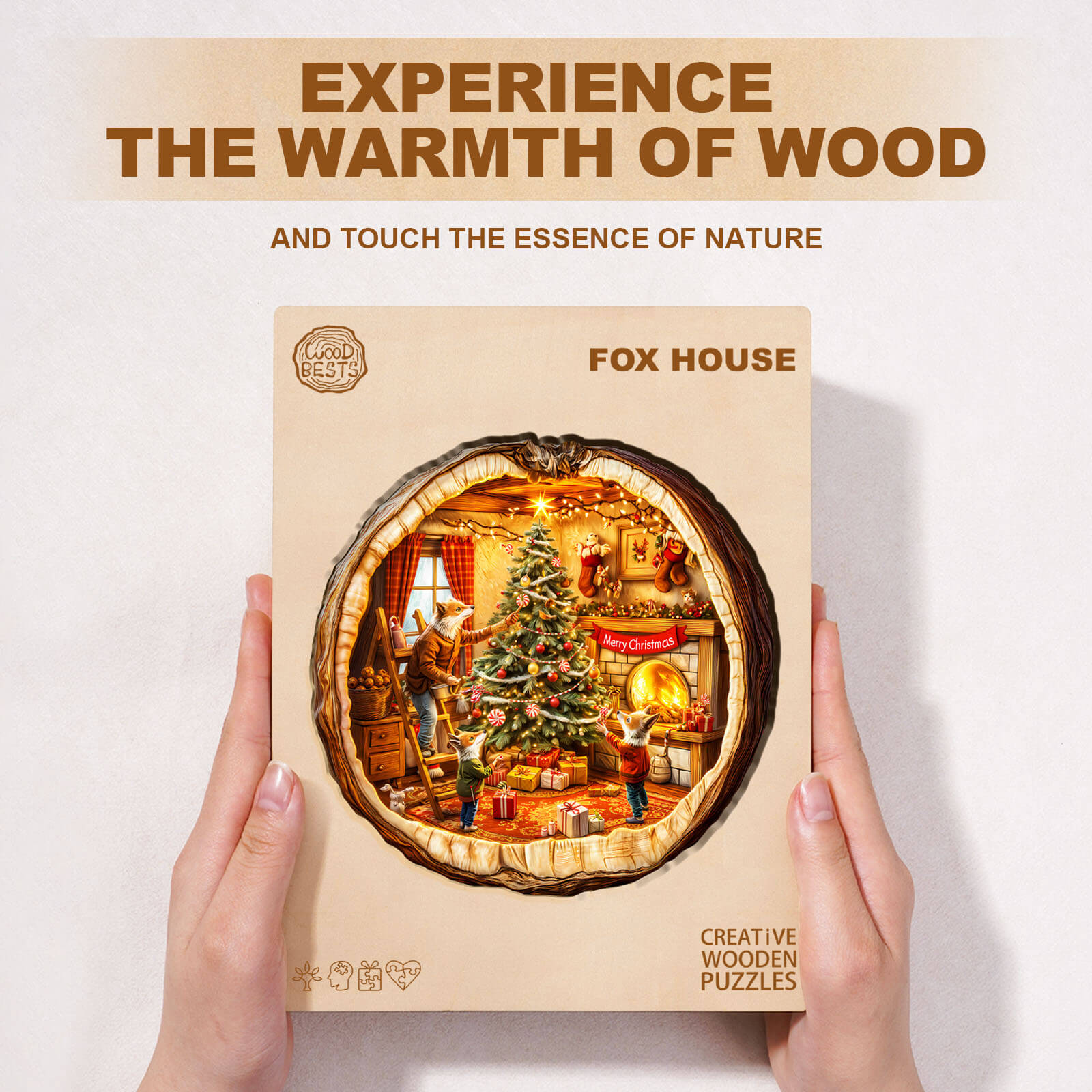 Fox House Wooden Jigsaw Puzzle