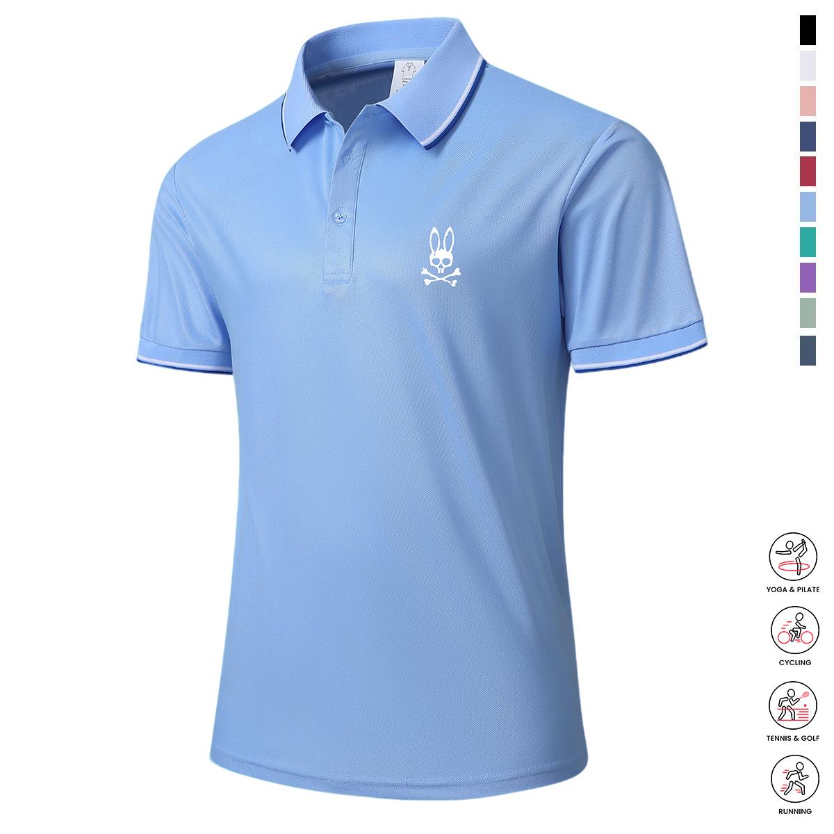 Men's Casual Short-Sleeve Polo Shirt