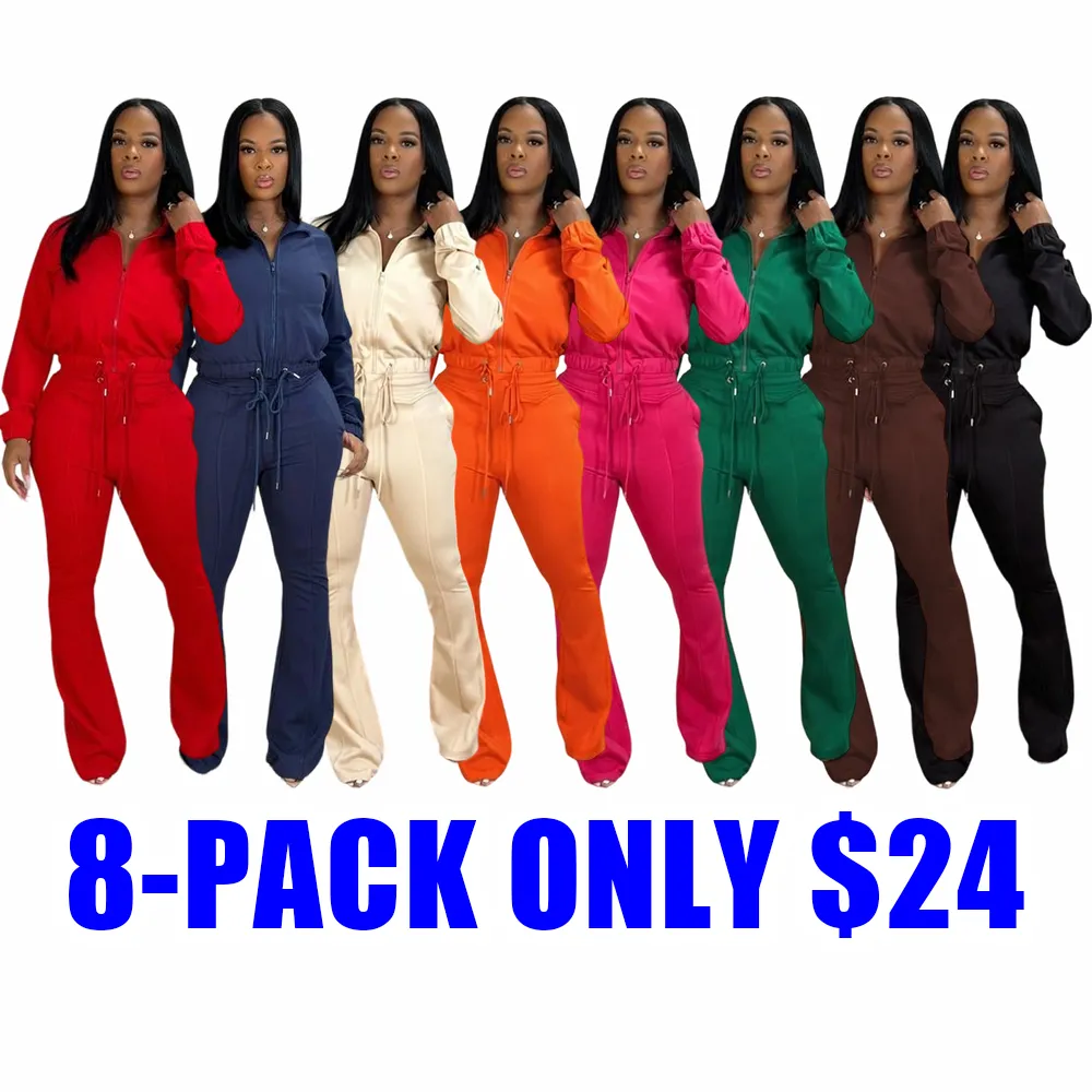 Flare Pants & Jacket Set