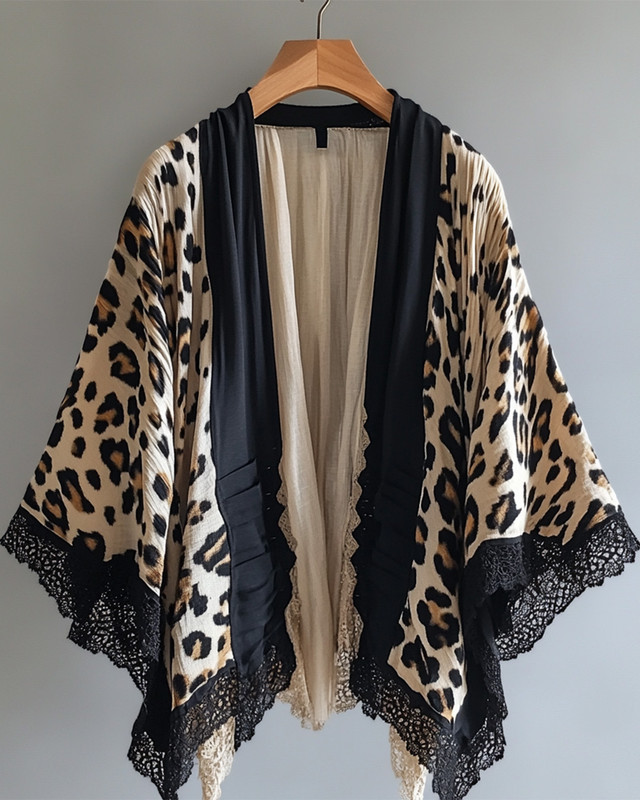 Summer vacation high-end chiffon cardigan 542c