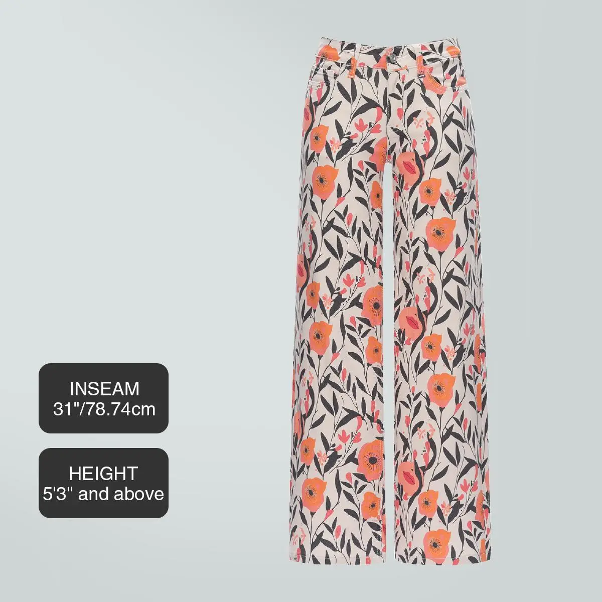 Mid-low Rise Baggy Jeans