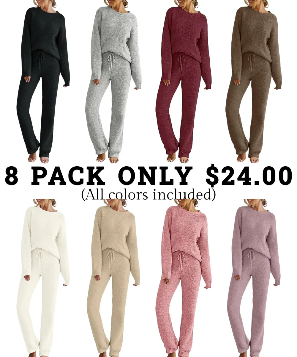 Womens Two Piece Outfits Sweater Sets