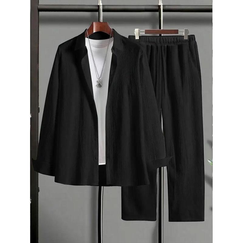 Plus Size Men’s Casual Sport Suit