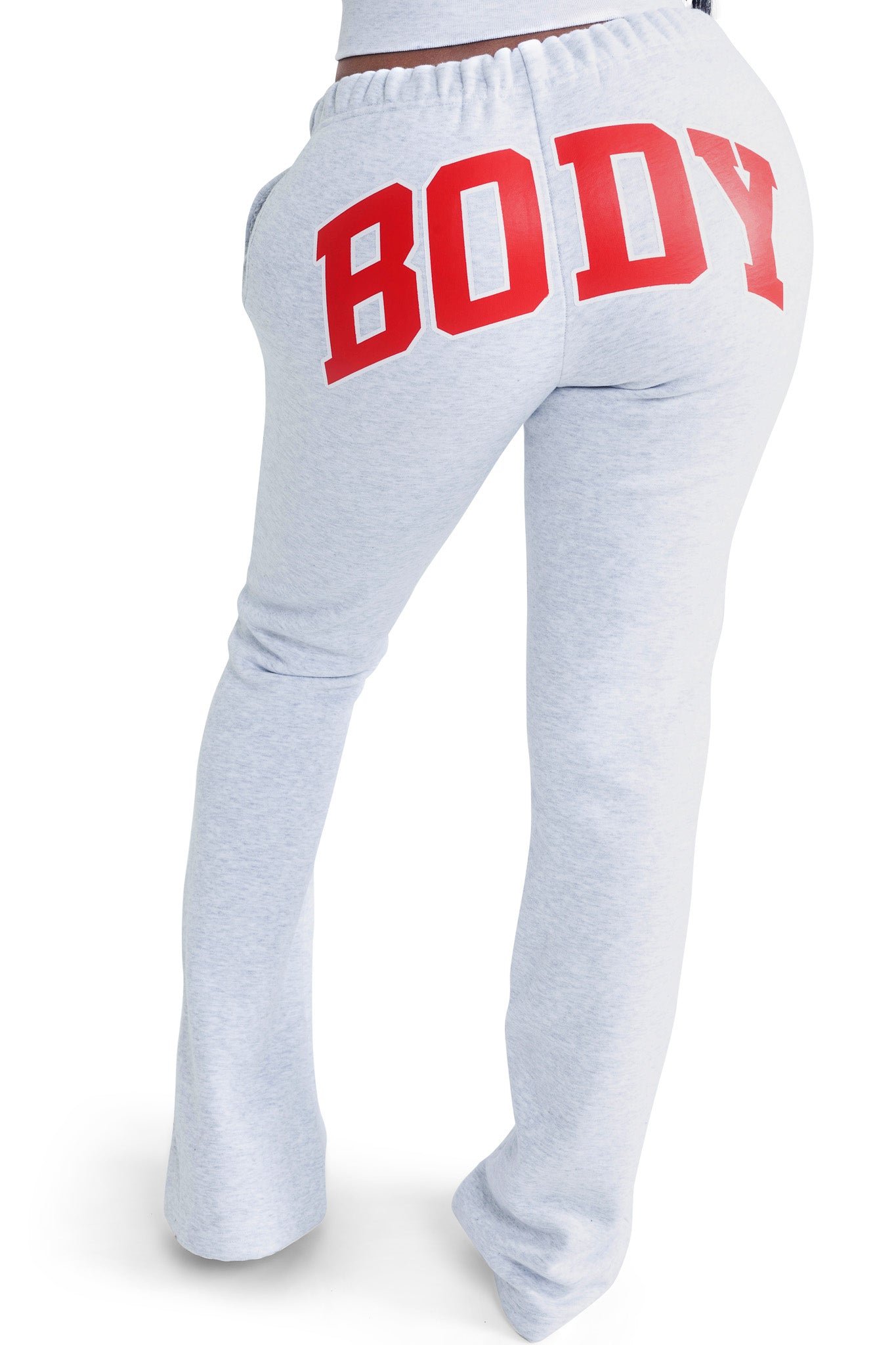 PRE-ORDER - BACKSHOT SWEATPANTS 2.0 (HEATHER GREY/RED)