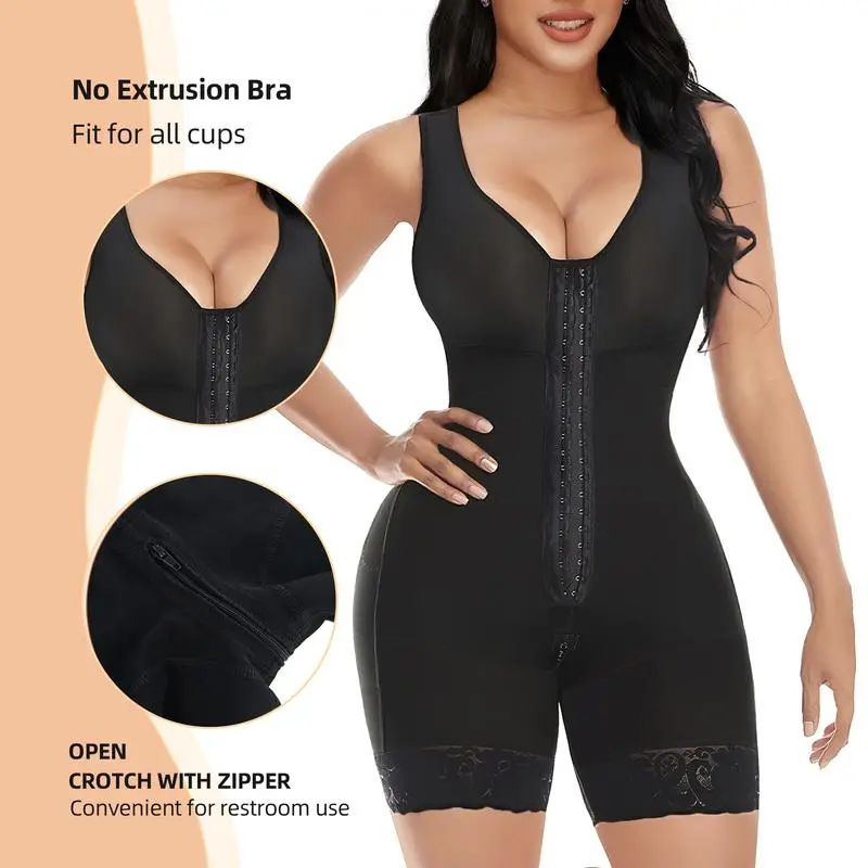 Women's Fajas Colombianas Shapewear for Women Tummy Control Full Shapewear Butt Lifter