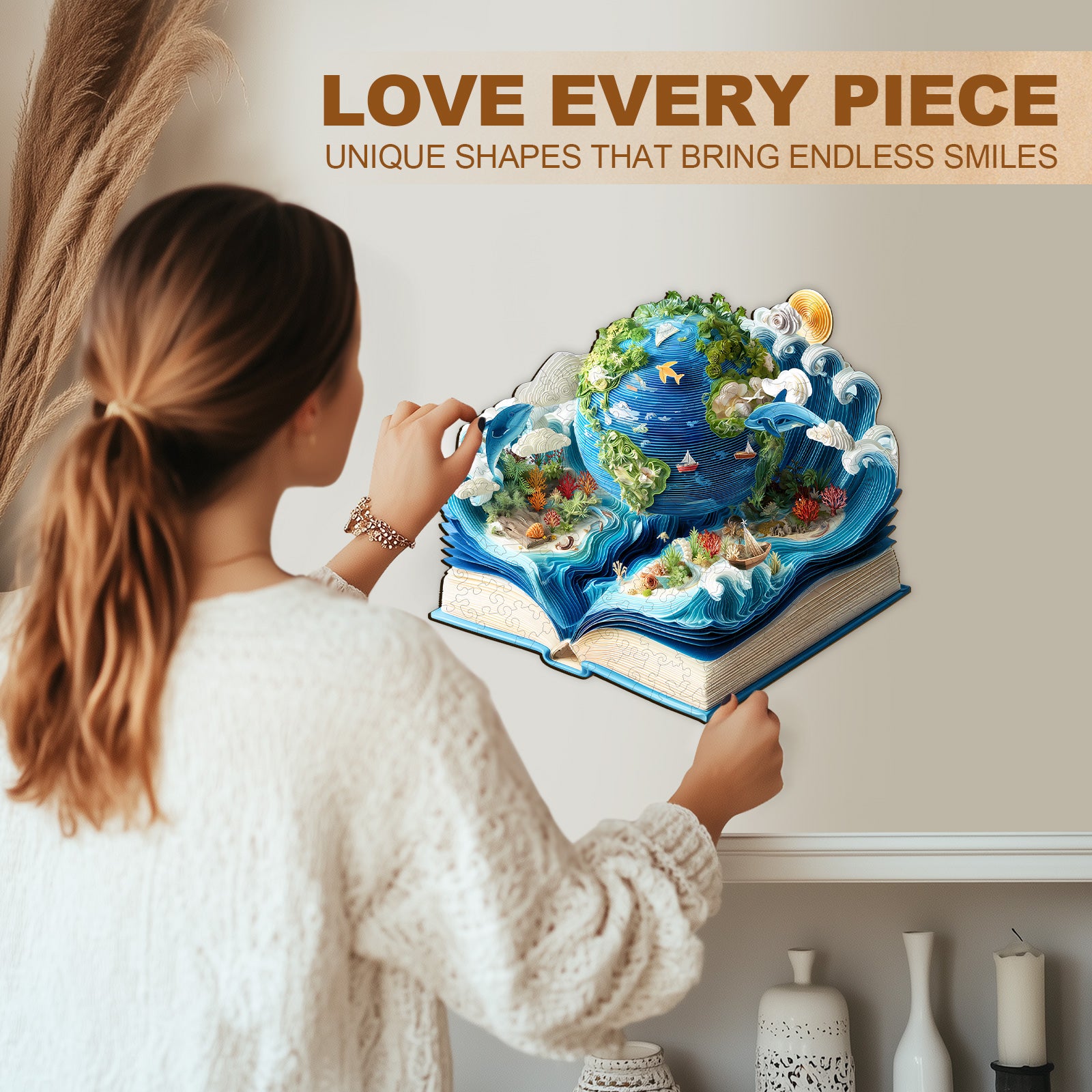 Ocean and Earth Wooden Jigsaw Puzzle