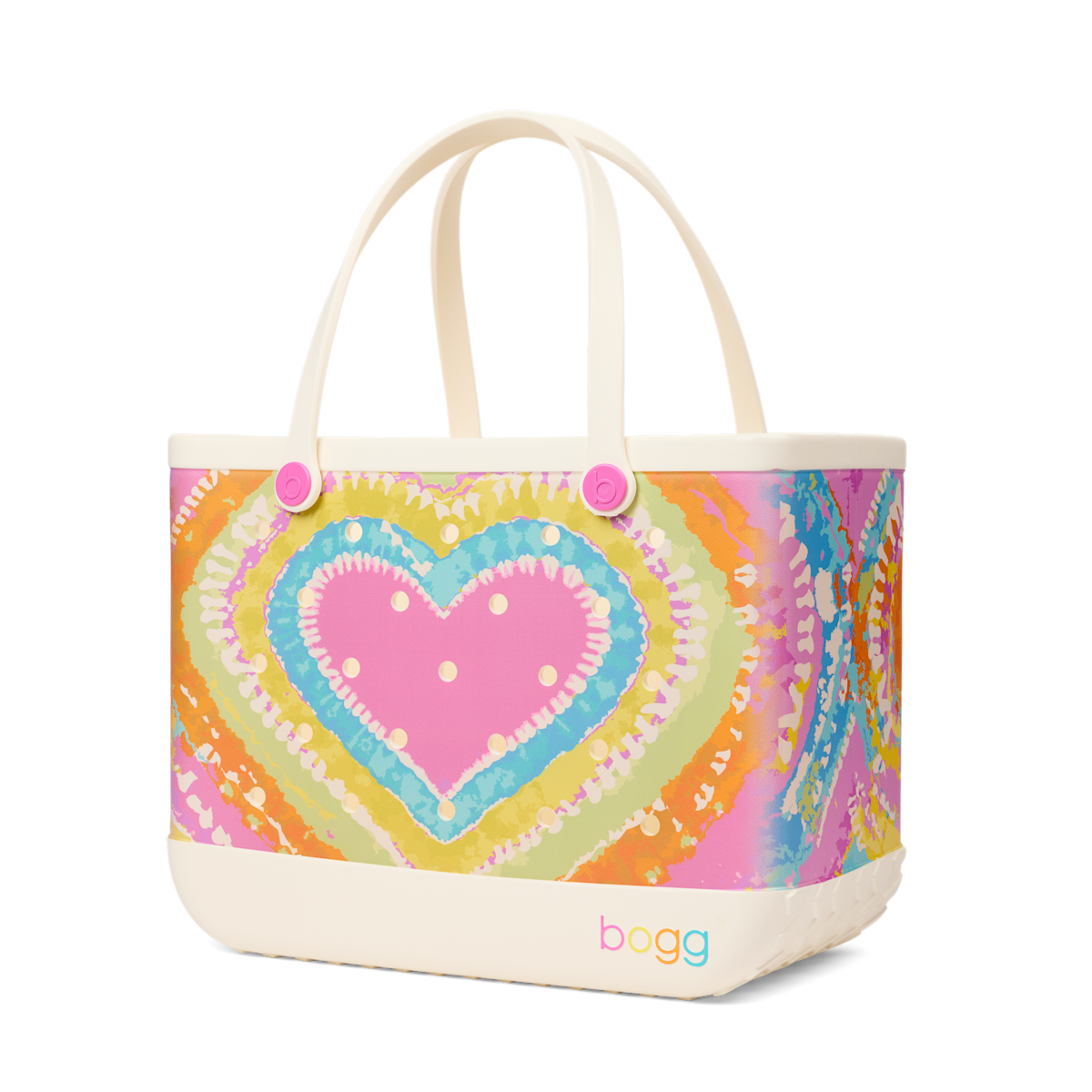 Original Bogg Bag - Dye-licious Heart Pink Taffy