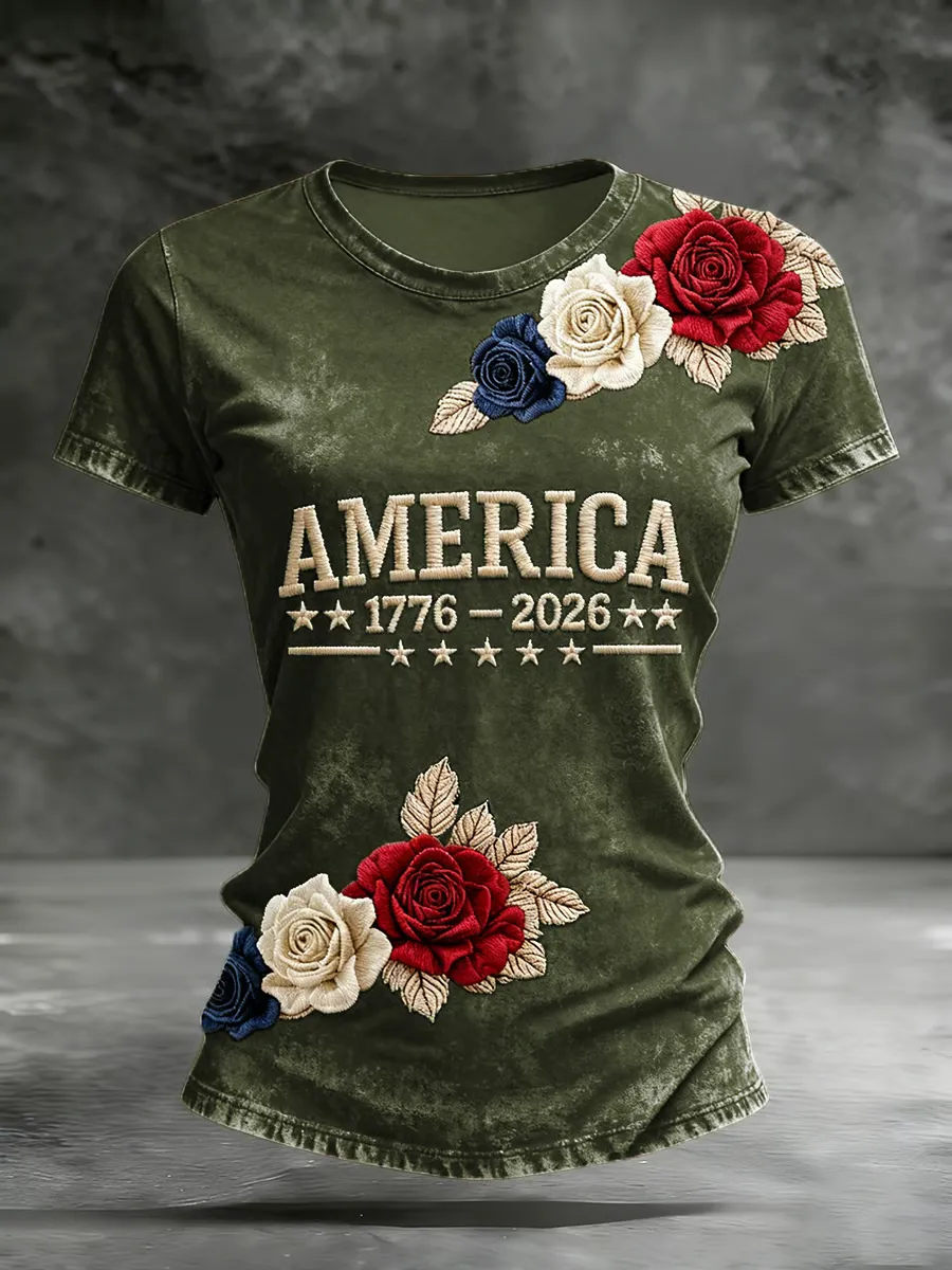 Women's America 250th Anniversary Print T-Shirt