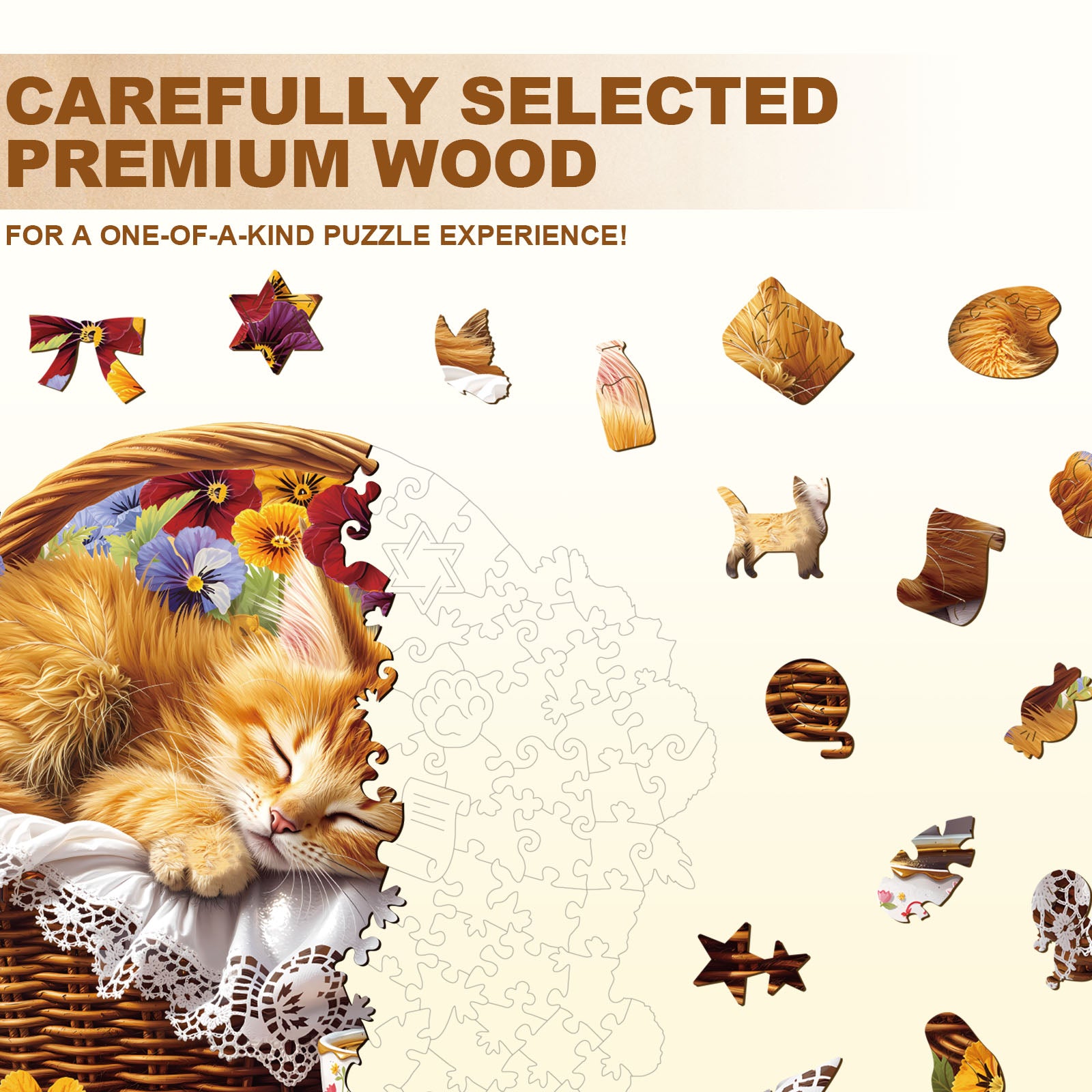 Cat’s Rest Wooden Jigsaw Puzzle