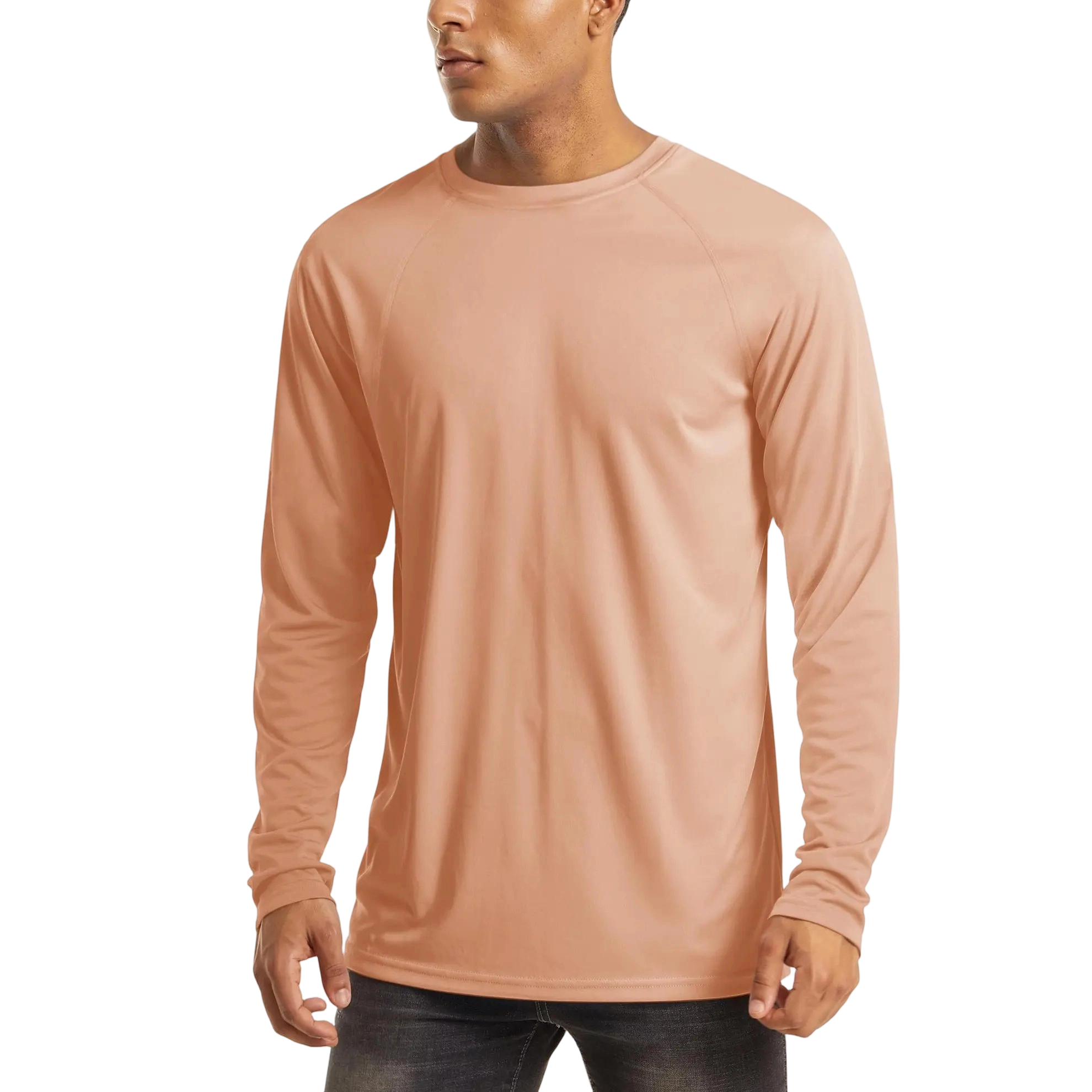 Men's UPF 50+ Long Sleeve Quick Dry Rash Guard Shirt