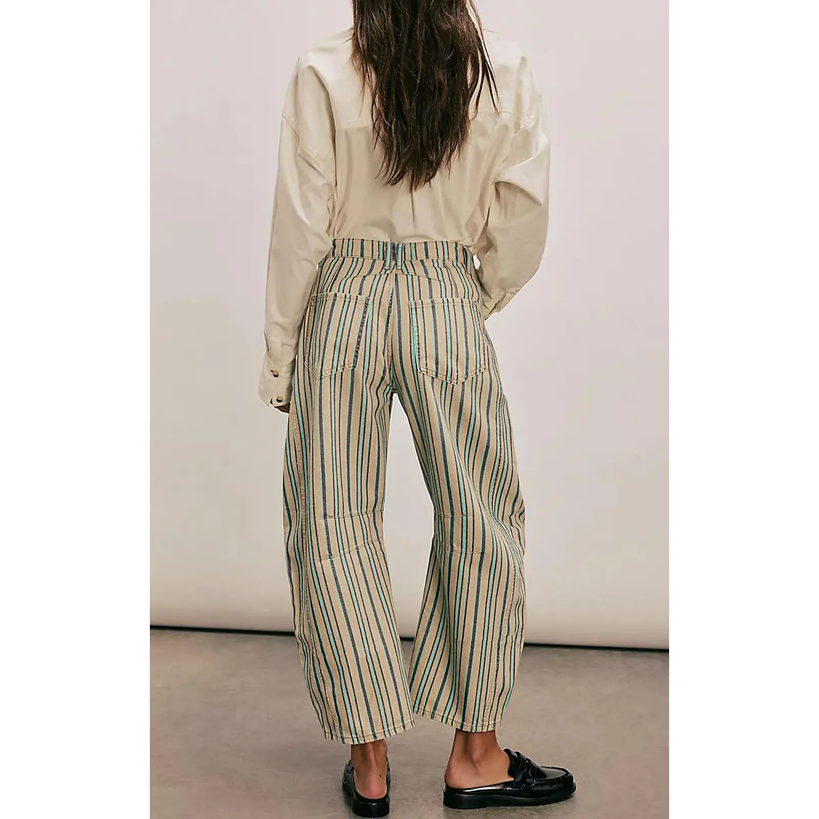 Women's Printed Wide-Leg Jeans