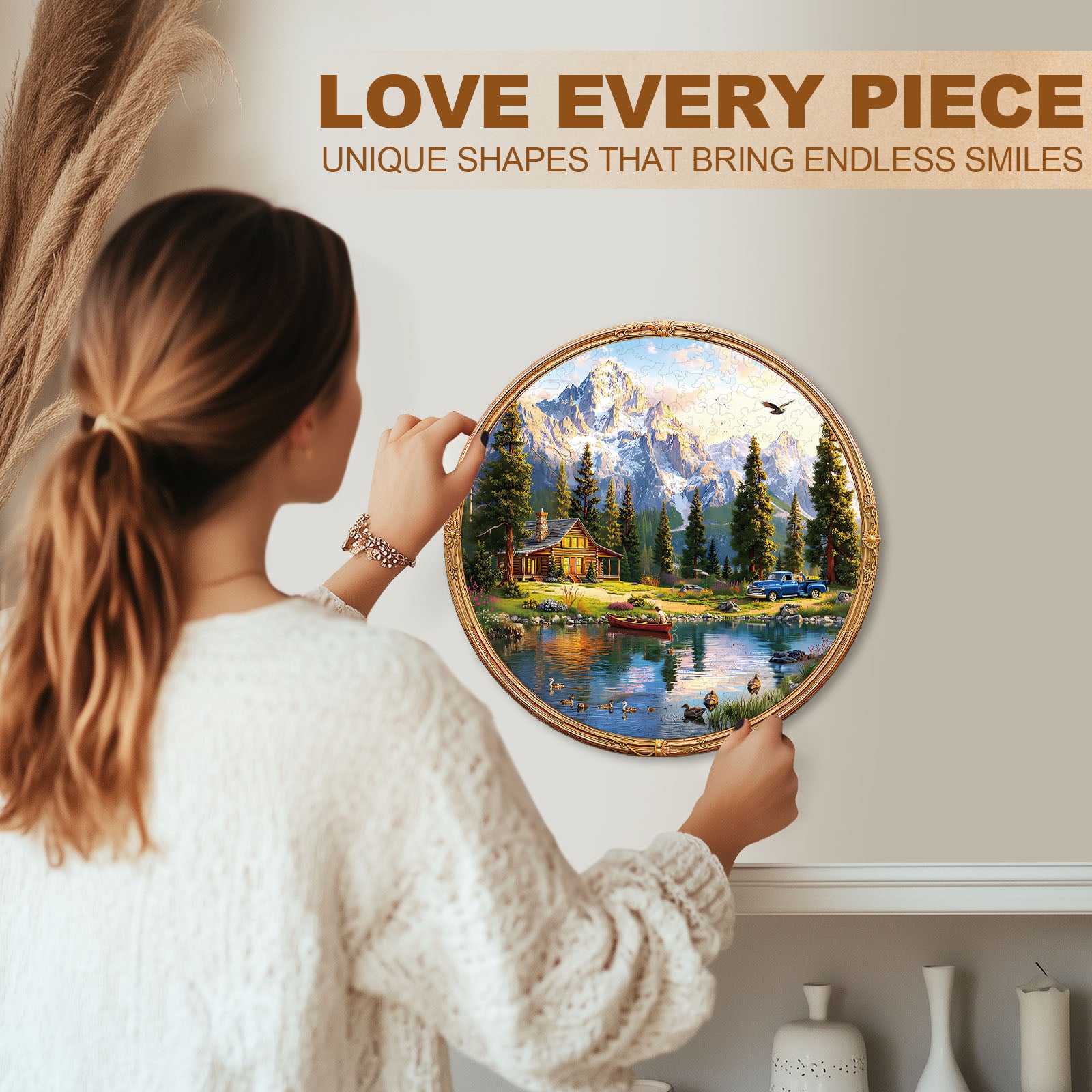 Lakeside leisure Wooden Jigsaw Puzzle