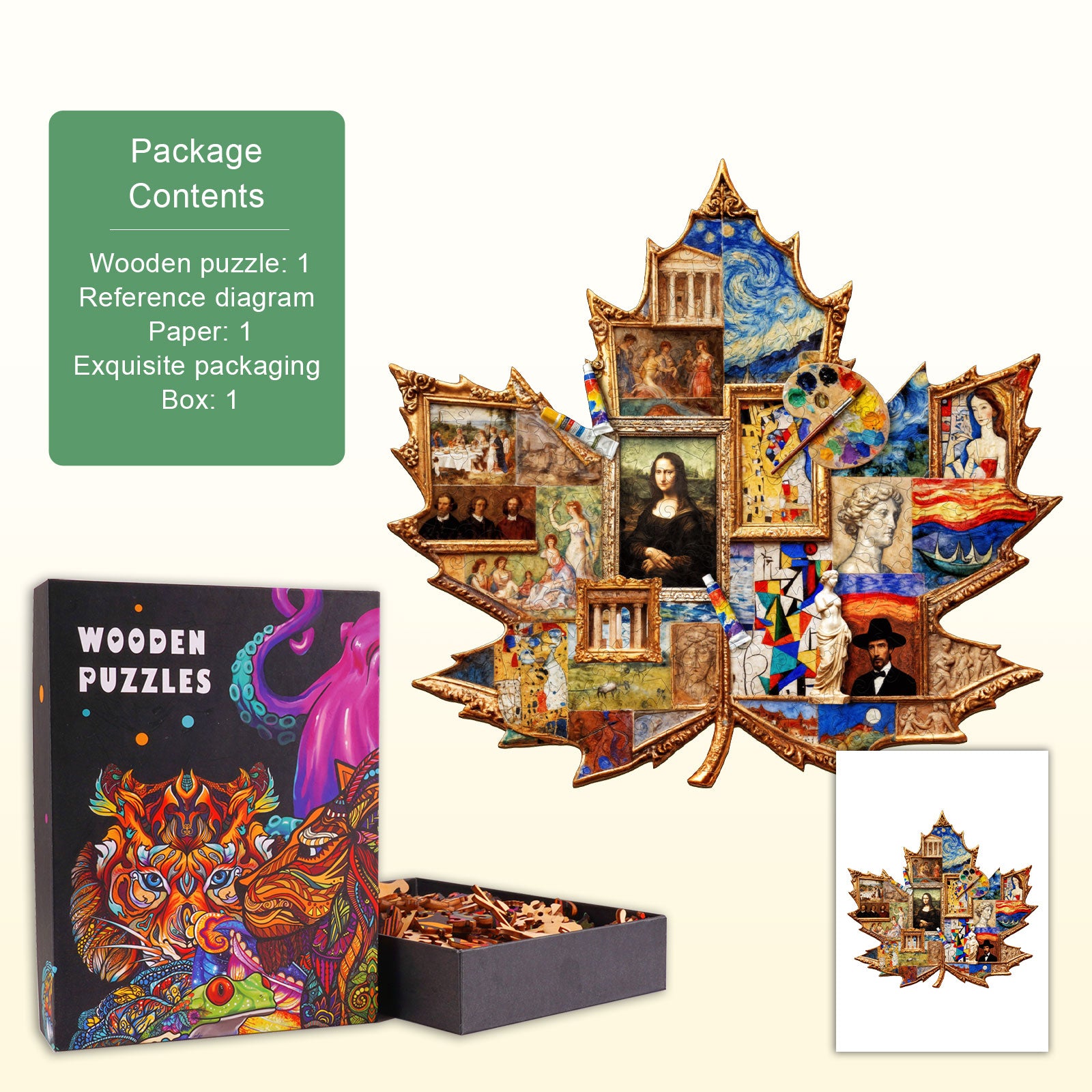 Artisan Maple Wooden Jigsaw Puzzle