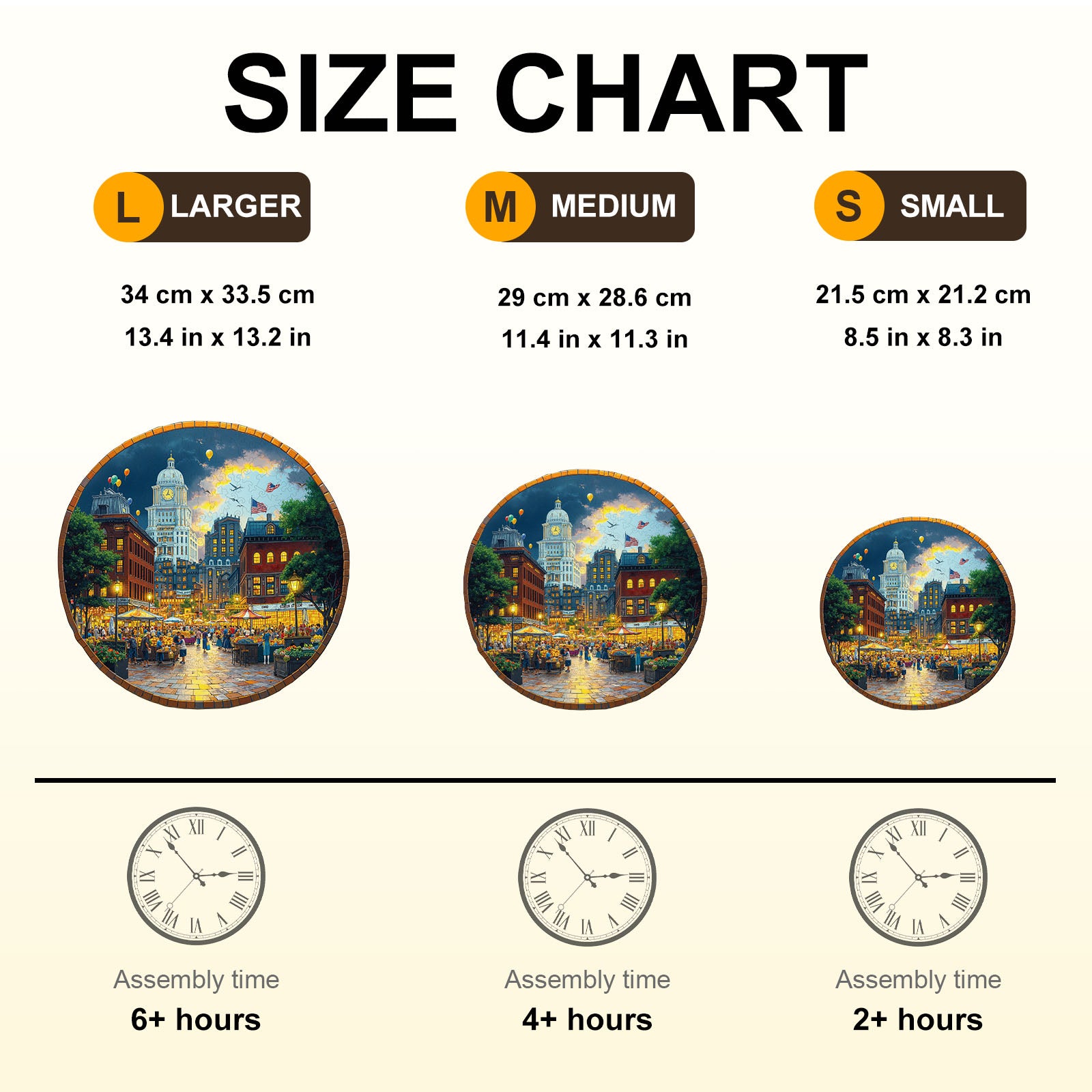 Bonston Market Wooden Jigsaw Puzzle