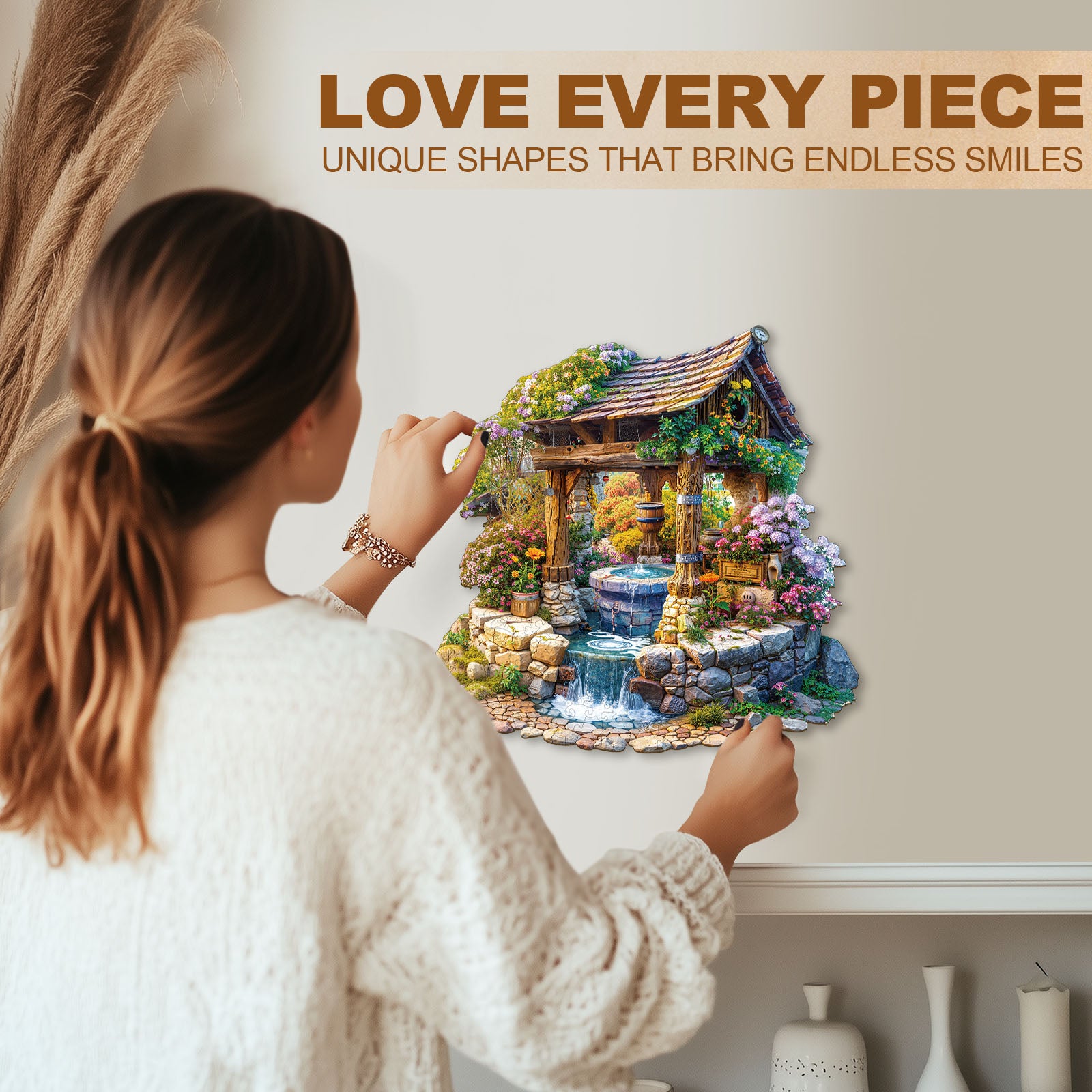 Springwell Garden Wooden Jigsaw Puzzle