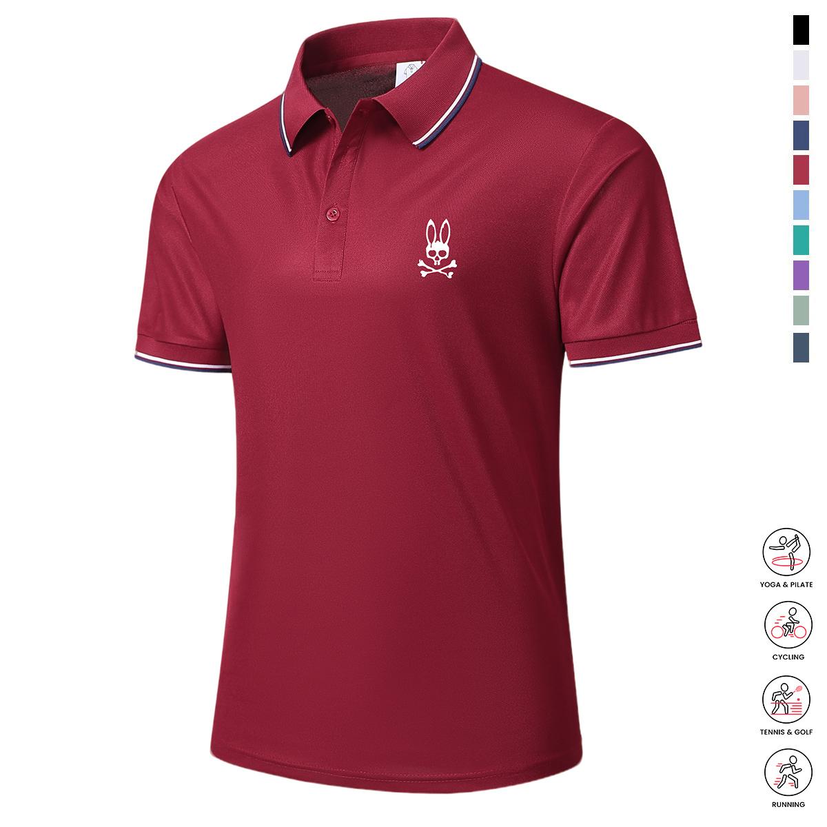 Men's Casual Short-Sleeve Polo Shirt