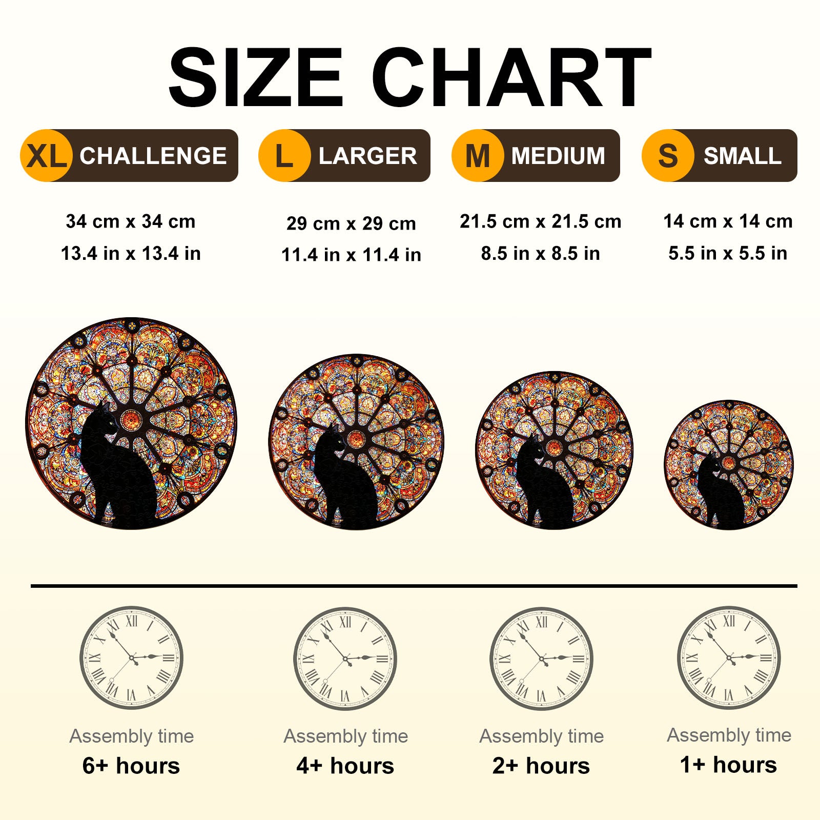 Church Cat Wooden Jigsaw Puzzle