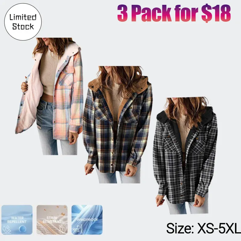 Women's plaid jacket