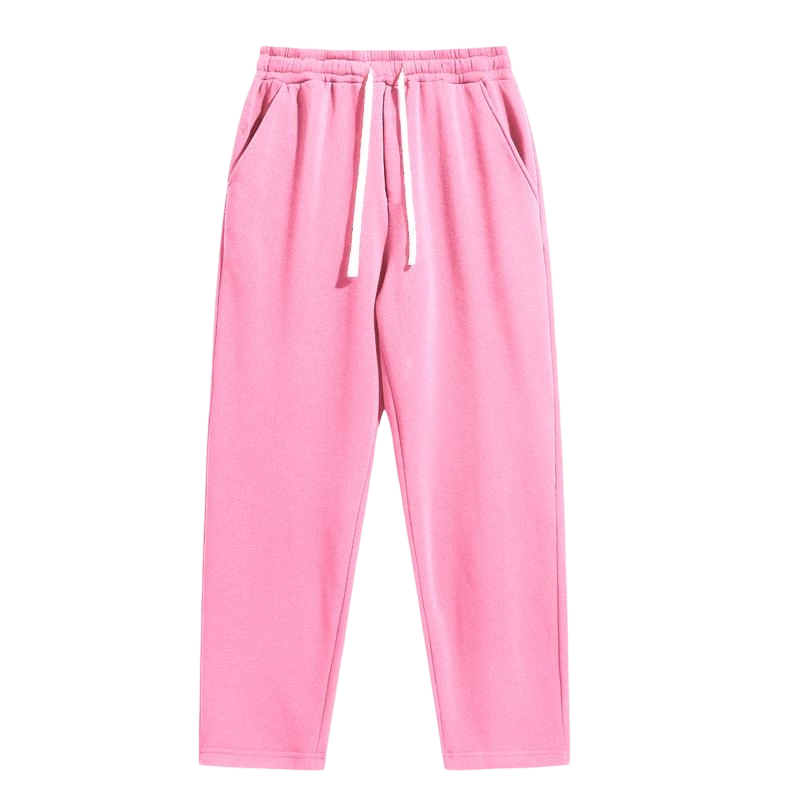 Men's Solid Fashion Sweatpants, Versatile Year-Round Wear