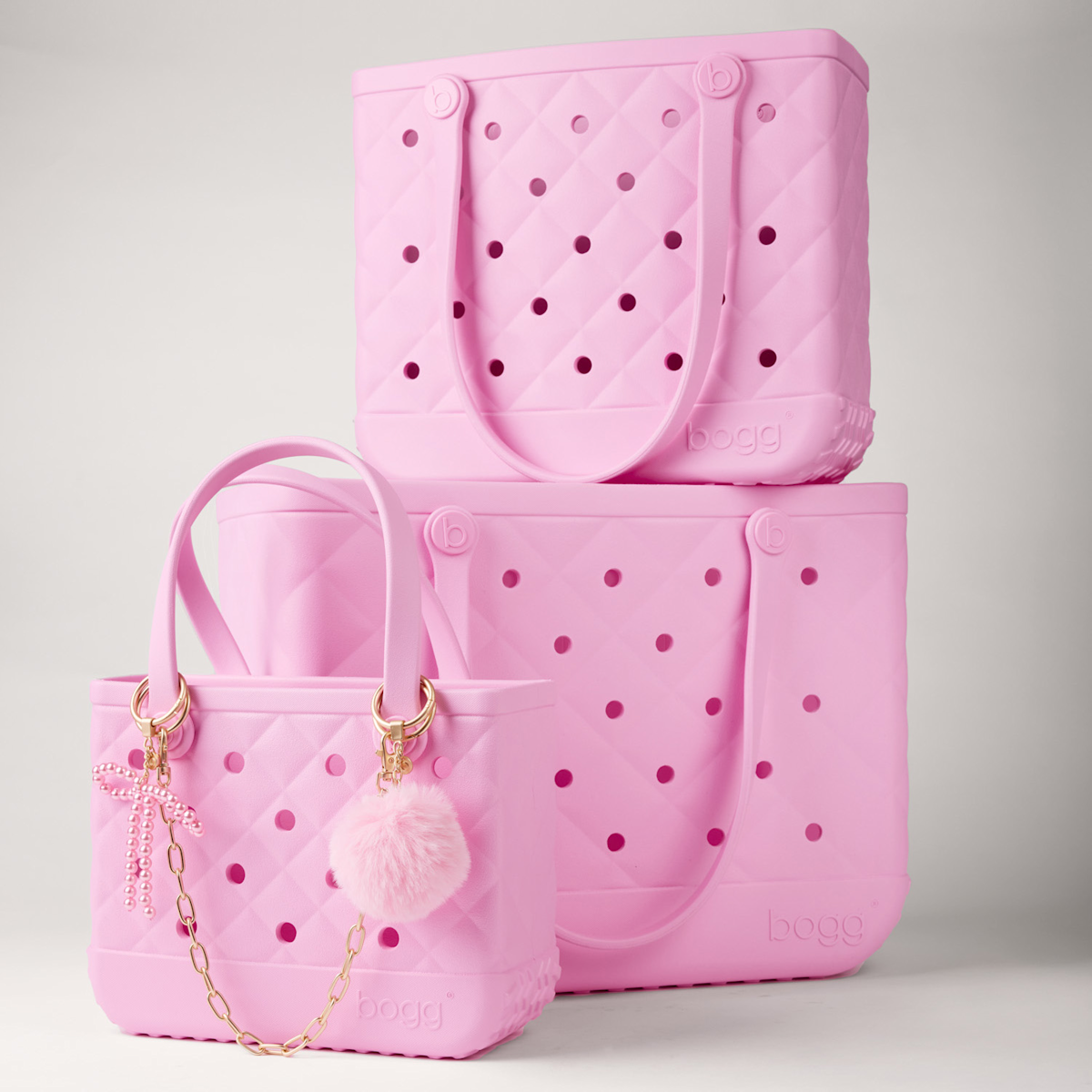 Original Bogg Bag - Quilted Pink Taffy