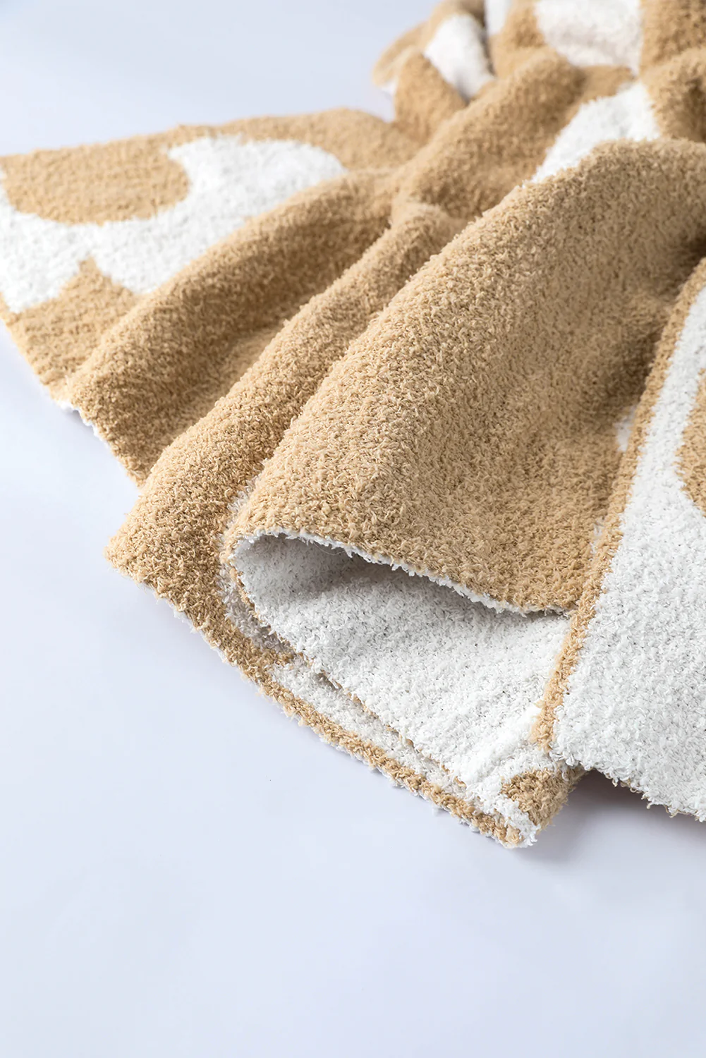 Parchment Floral Printed Soft Throw Blanket 127*152cm