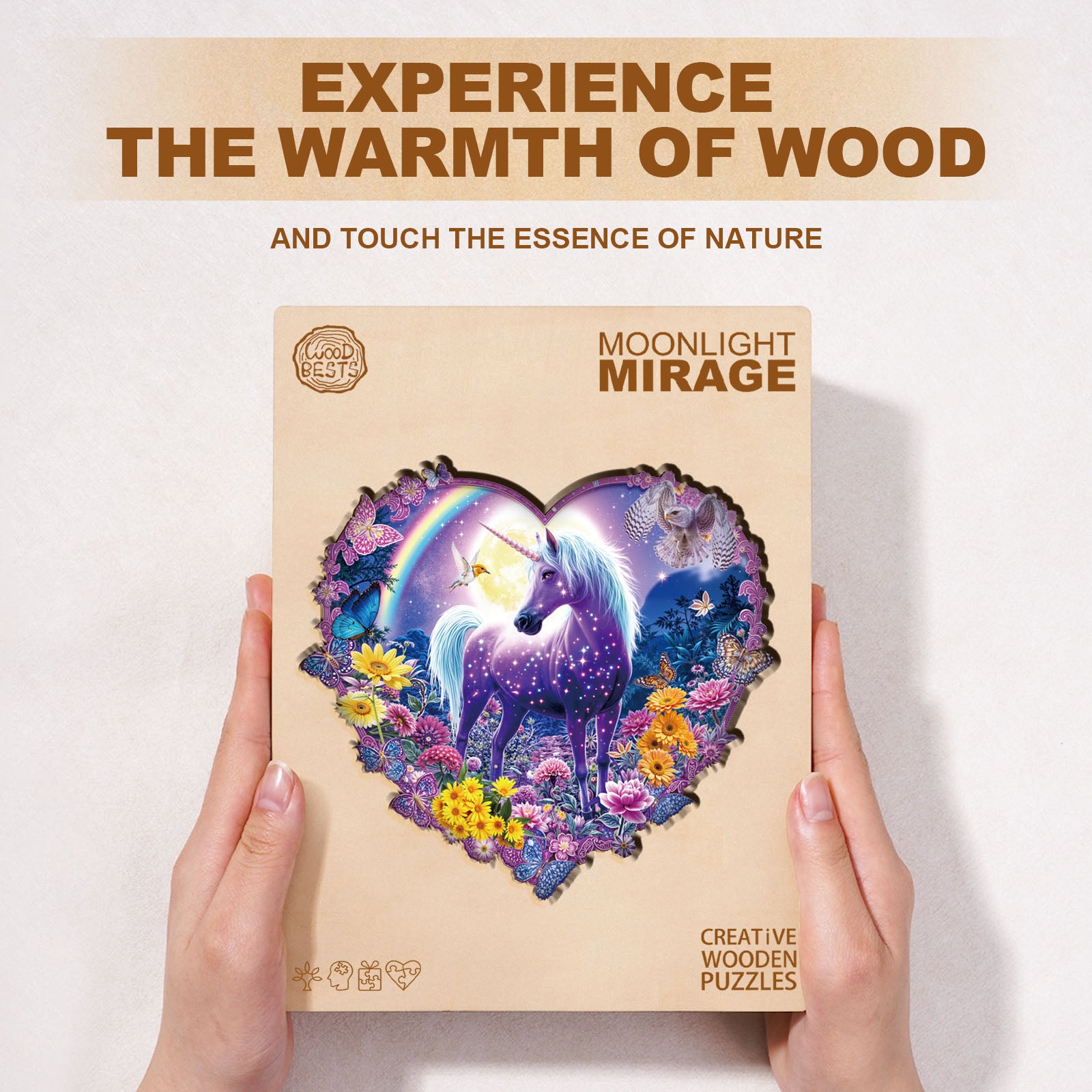Moonlight Mirage Wooden Jigsaw Puzzle