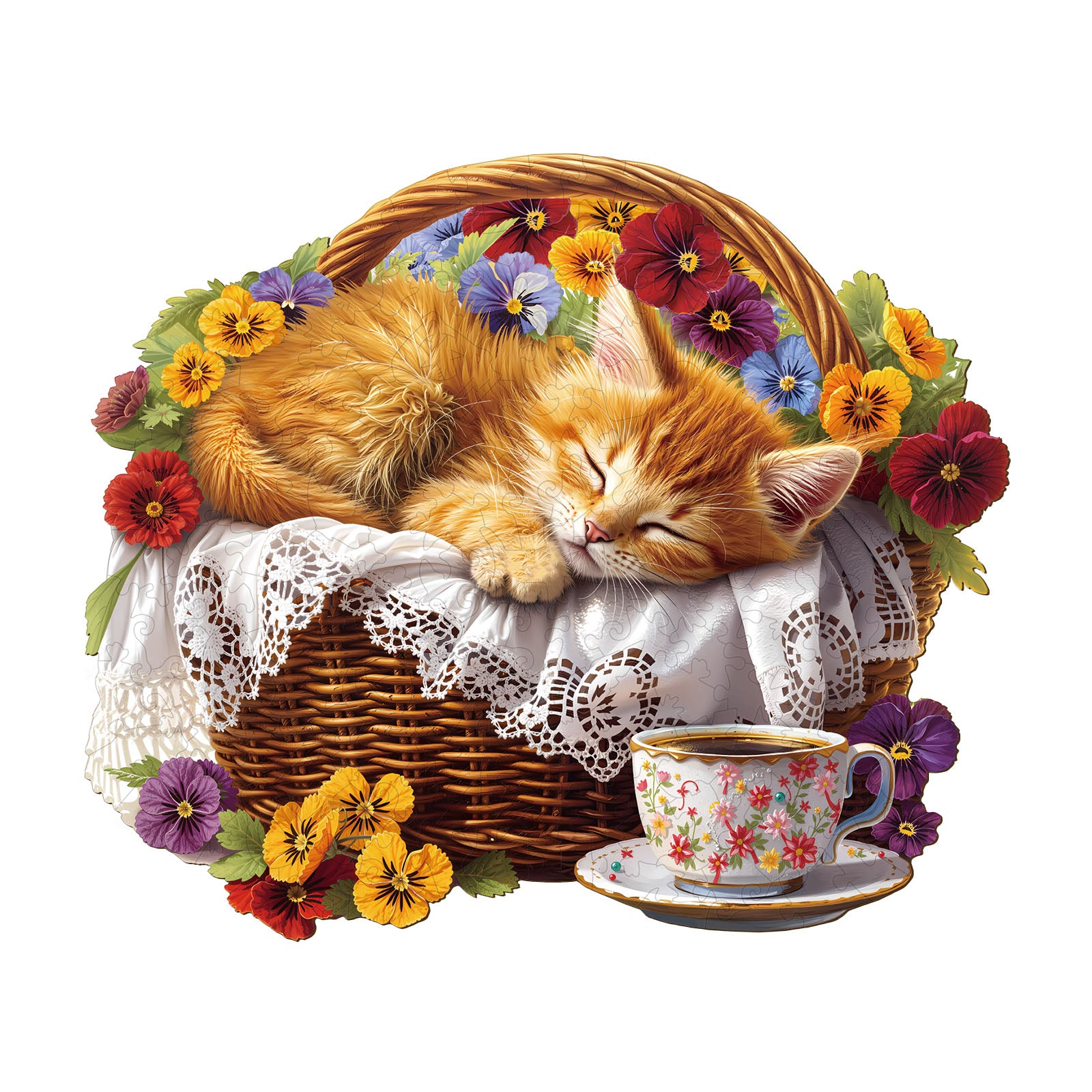 Cat’s Rest Wooden Jigsaw Puzzle