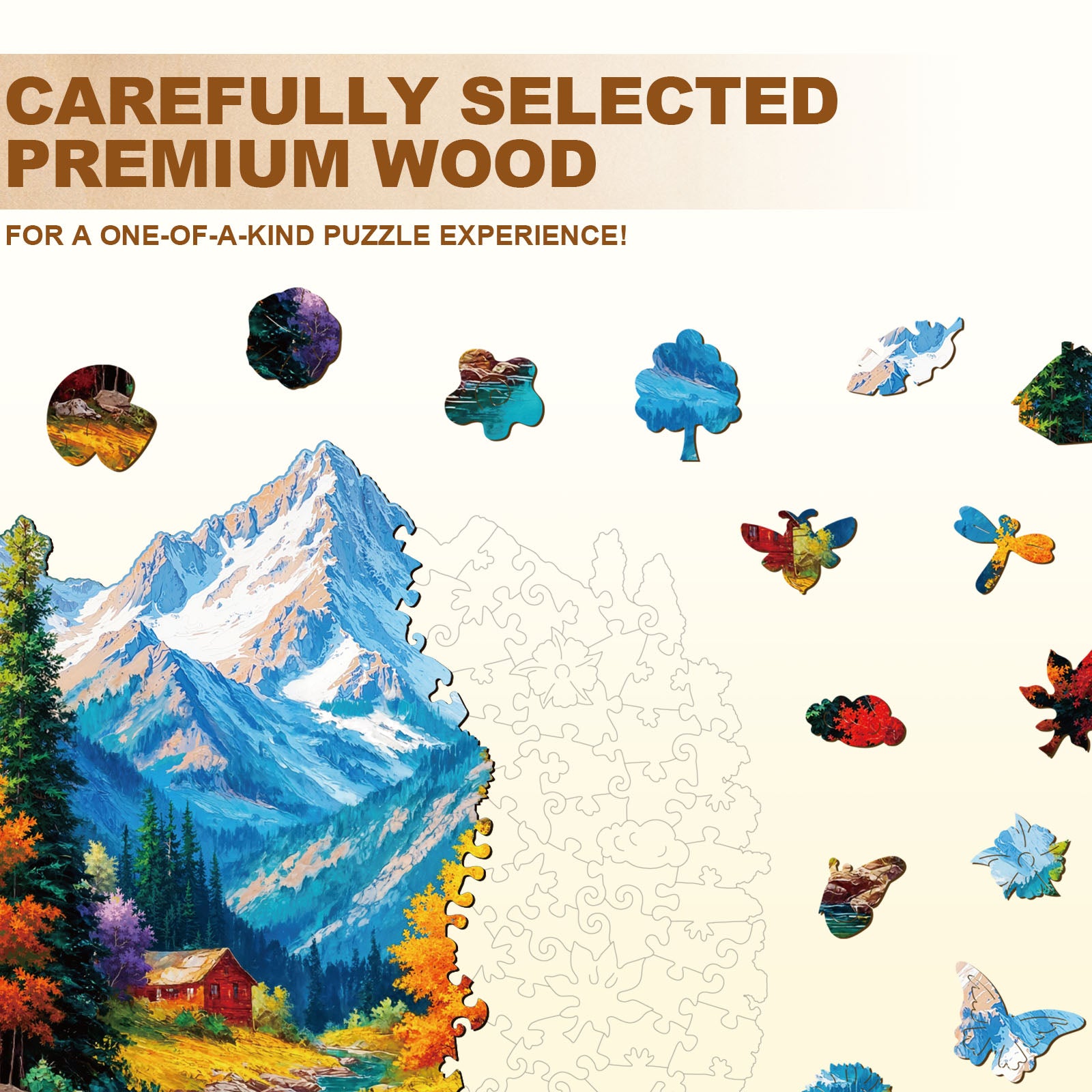 Autumn Divide Wooden Jigsaw Puzzle