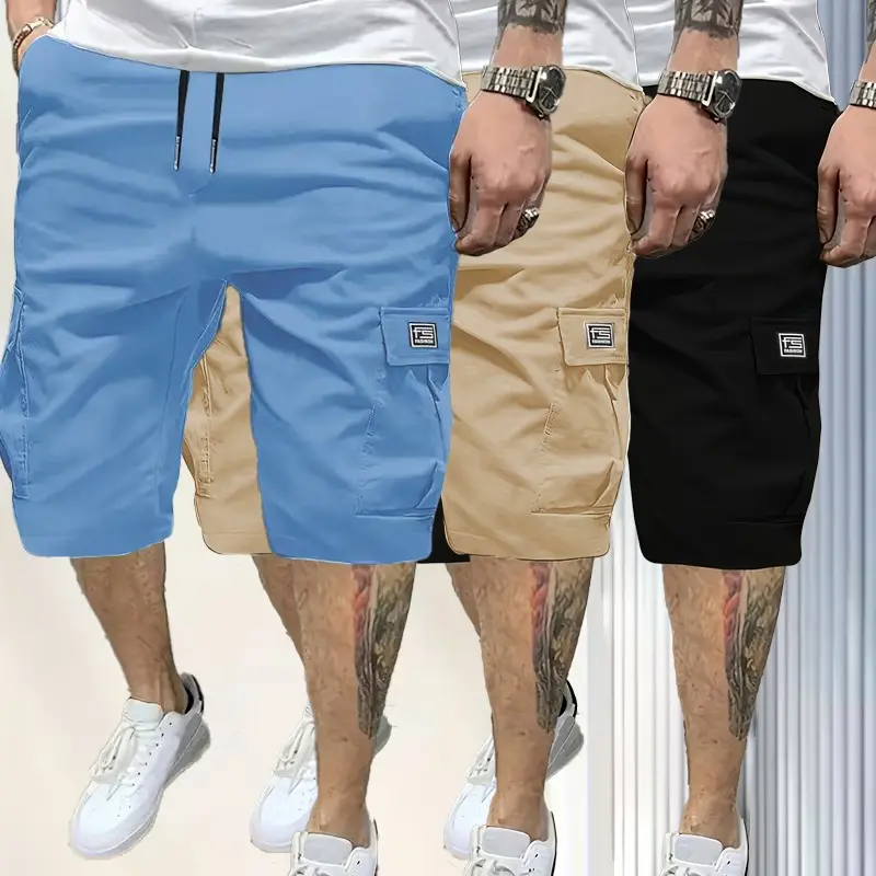 3 Piece Men's Shorts Set