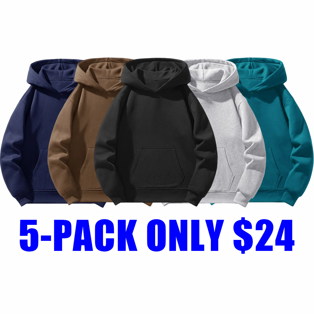 Men’s Essential Thick Hooded Sweatshirt