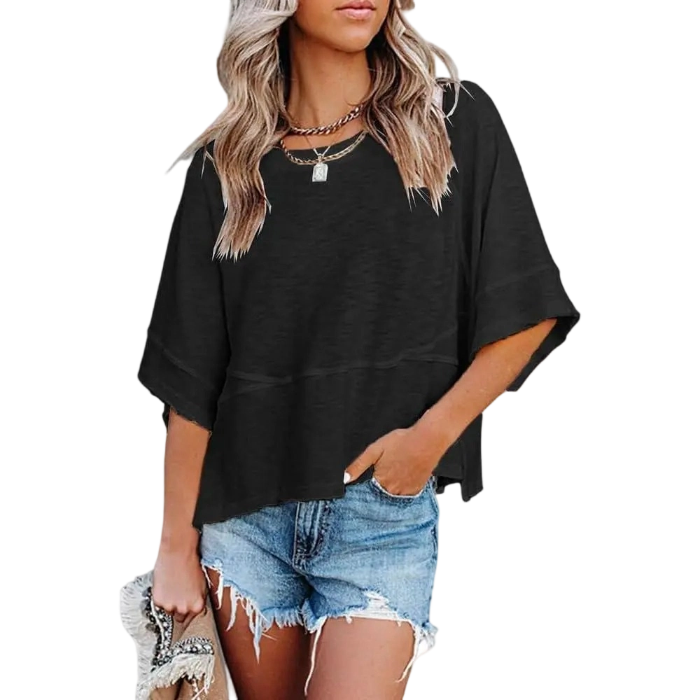 Women's Batwing Half Sleeve Top