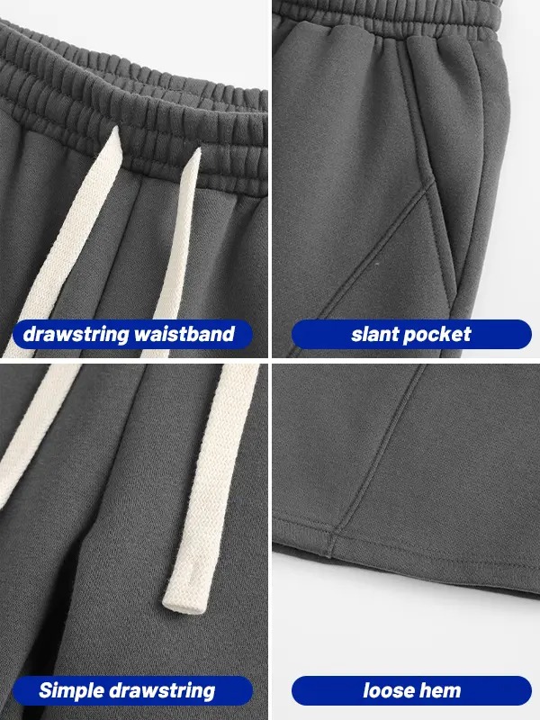 Men's Lightweight Breathable Pocket Waist Shorts - Casual Workout & All-Season Bottoms