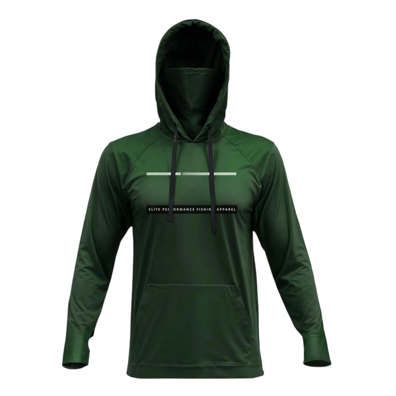 Fishing and Construction Shirts - Hooded UPF 50 Long Sleeve with Gaiter - Lightweight, Breathable, Moisture-Wicking, Premium Outdoor Wear for Men