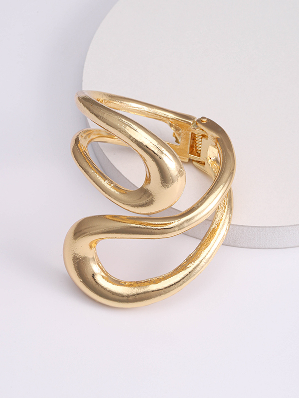 Geometric Hollow Solid Color Bracelet Accessories