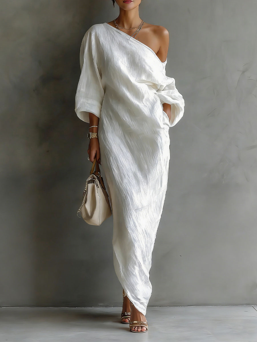 Women's Casual Off-the-shoulder Dress