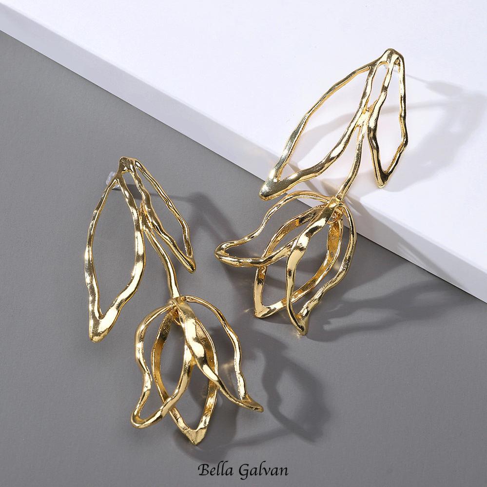 Dorcas Gold Flower Earrings