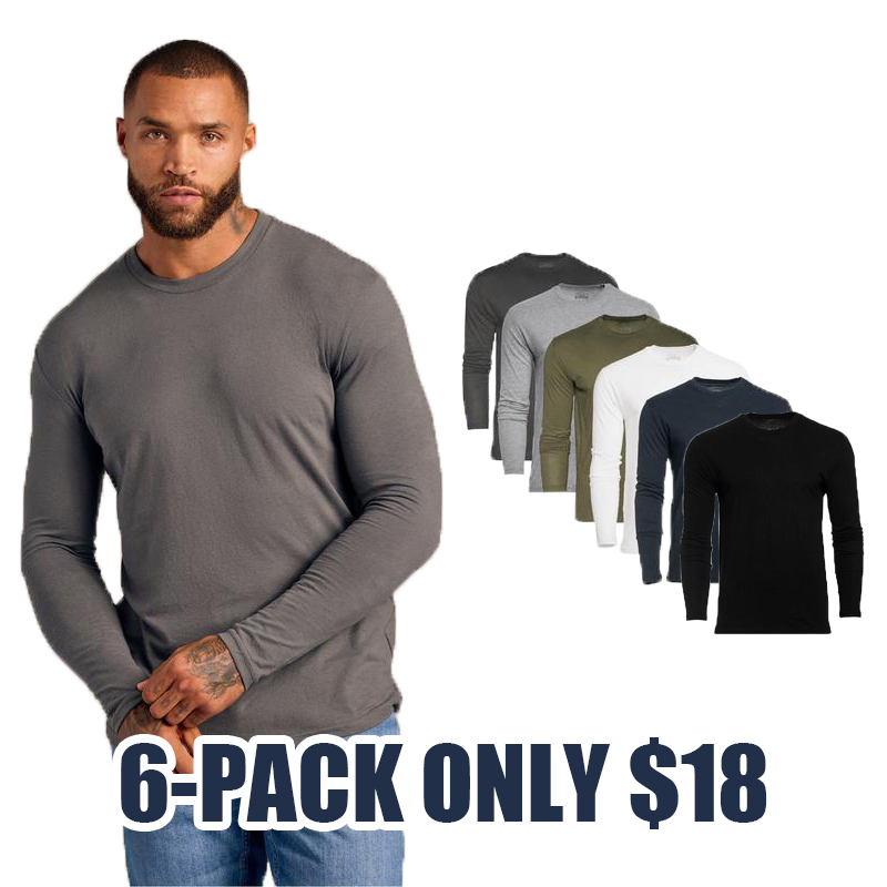 Classic Long Sleeve Crew Neck Tee — Everyday Essential