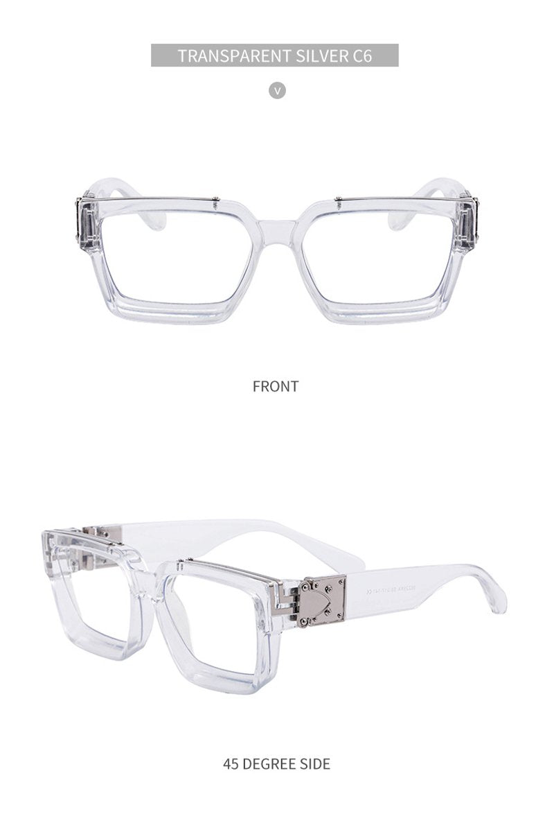 Women's Fashion Trend V Frame Square Sunglasses