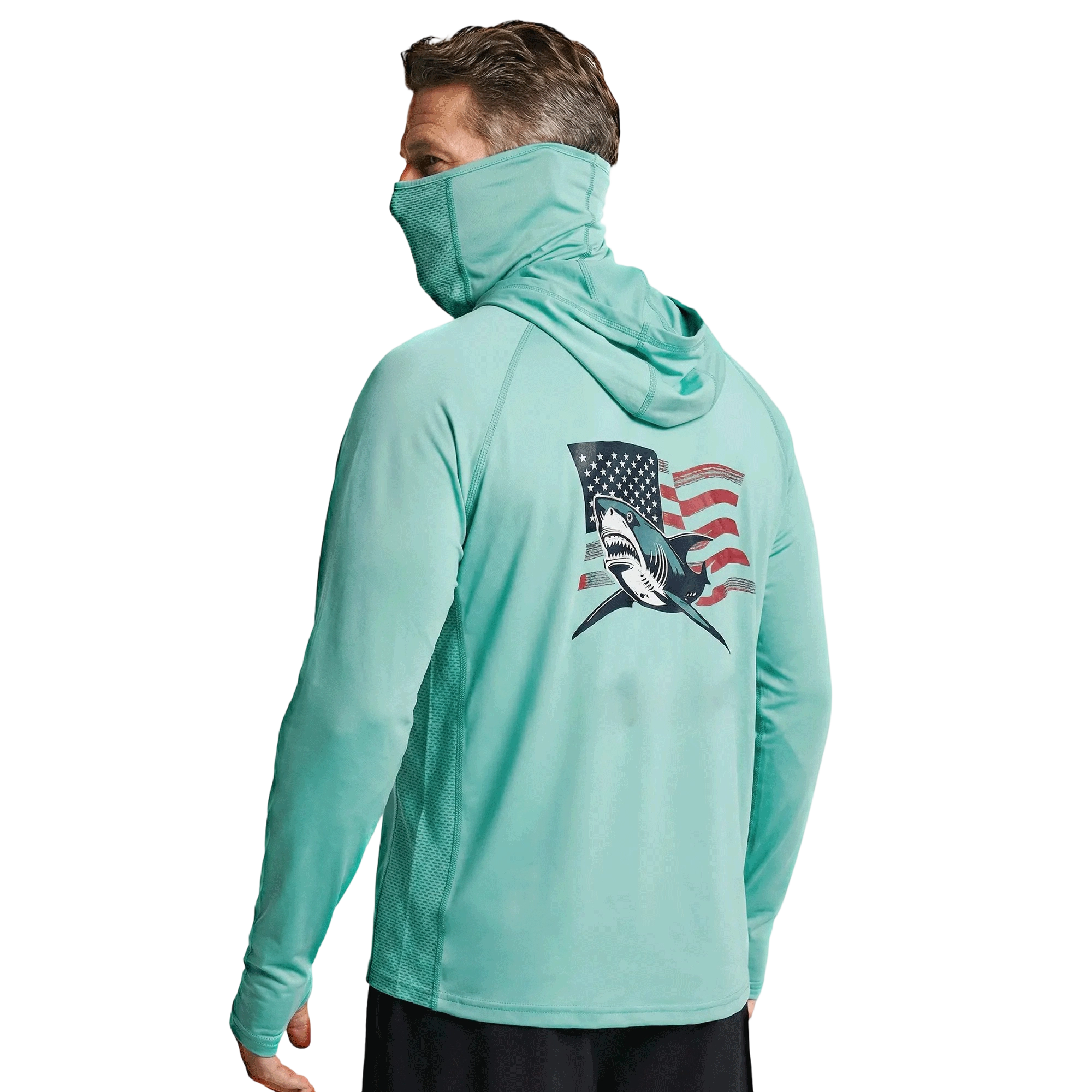 ☀️☀️☀️Men’s UPF 100 Sun Protection Hoodie with UV Detection