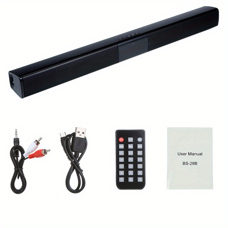 Theater TV Speaker 40W TV Soundbar Wired And Wireless Home Surround SoundBar For PC With FM Radio Music Center Column