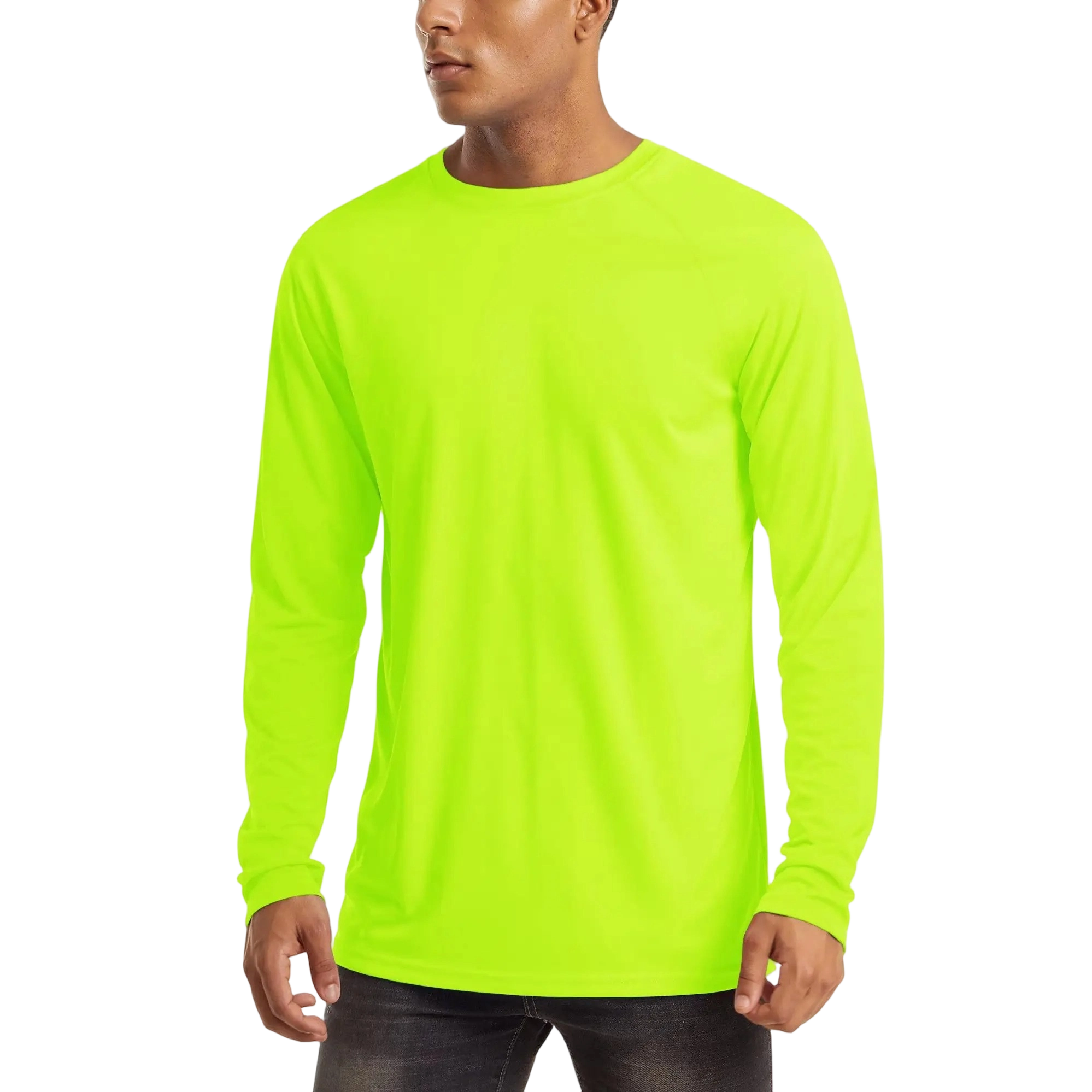 Men's UPF 50+ Long Sleeve Quick Dry Rash Guard Shirt
