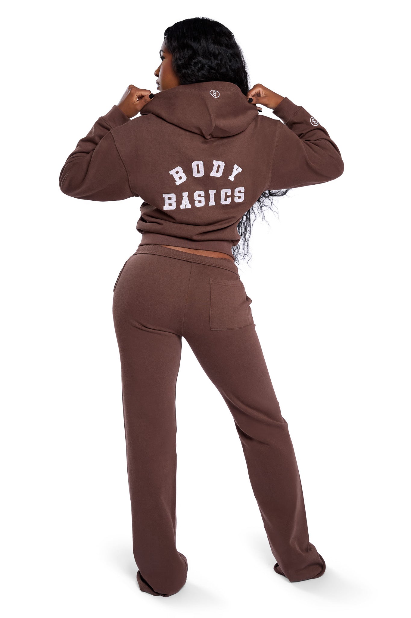 BODY UNIVERSITY SWEATPANTS 2.0 (BROWN/LIGHT PURPLE)
