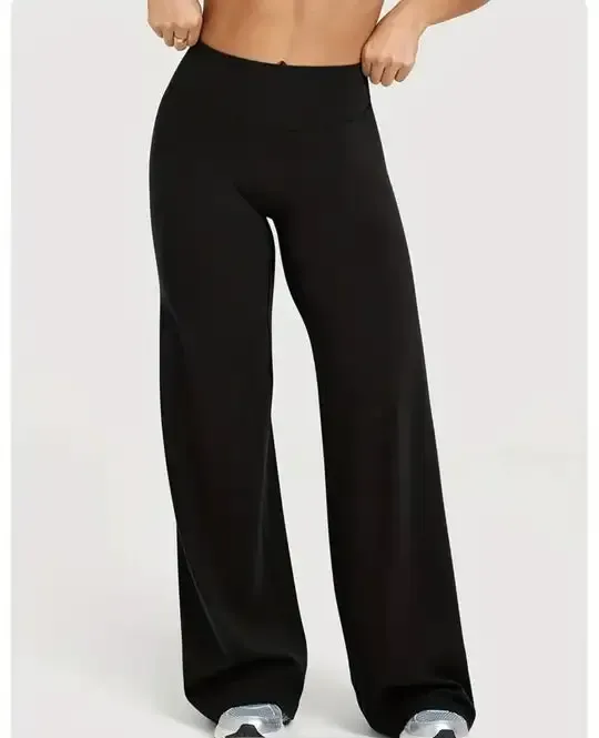 🔥Women's  Wide Leg High Waist Sporty Casual Sweatpants with Pockets