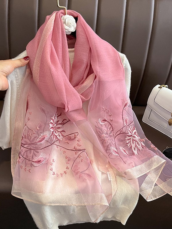 Embroidered Leisure Fashion Shawl&Scarf