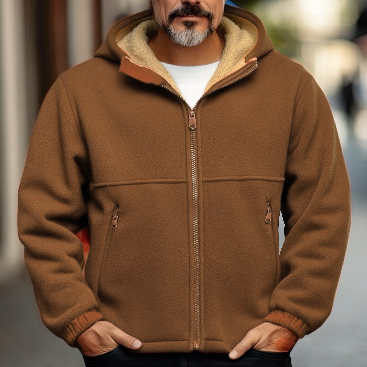 Men's UltraWarm Double Fleece Hooded Jacket